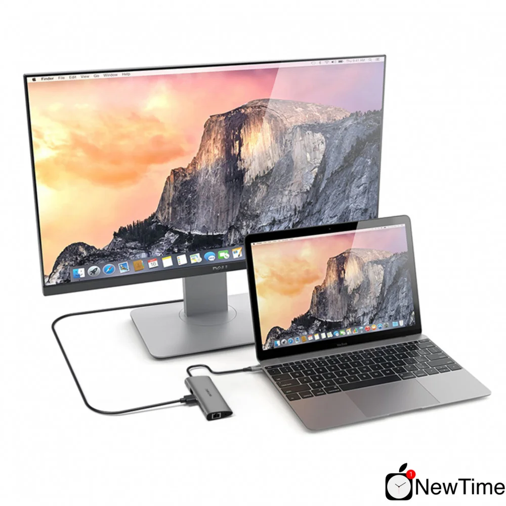WiWU Alpha A11 11 in 1 USB-C Hub Silver