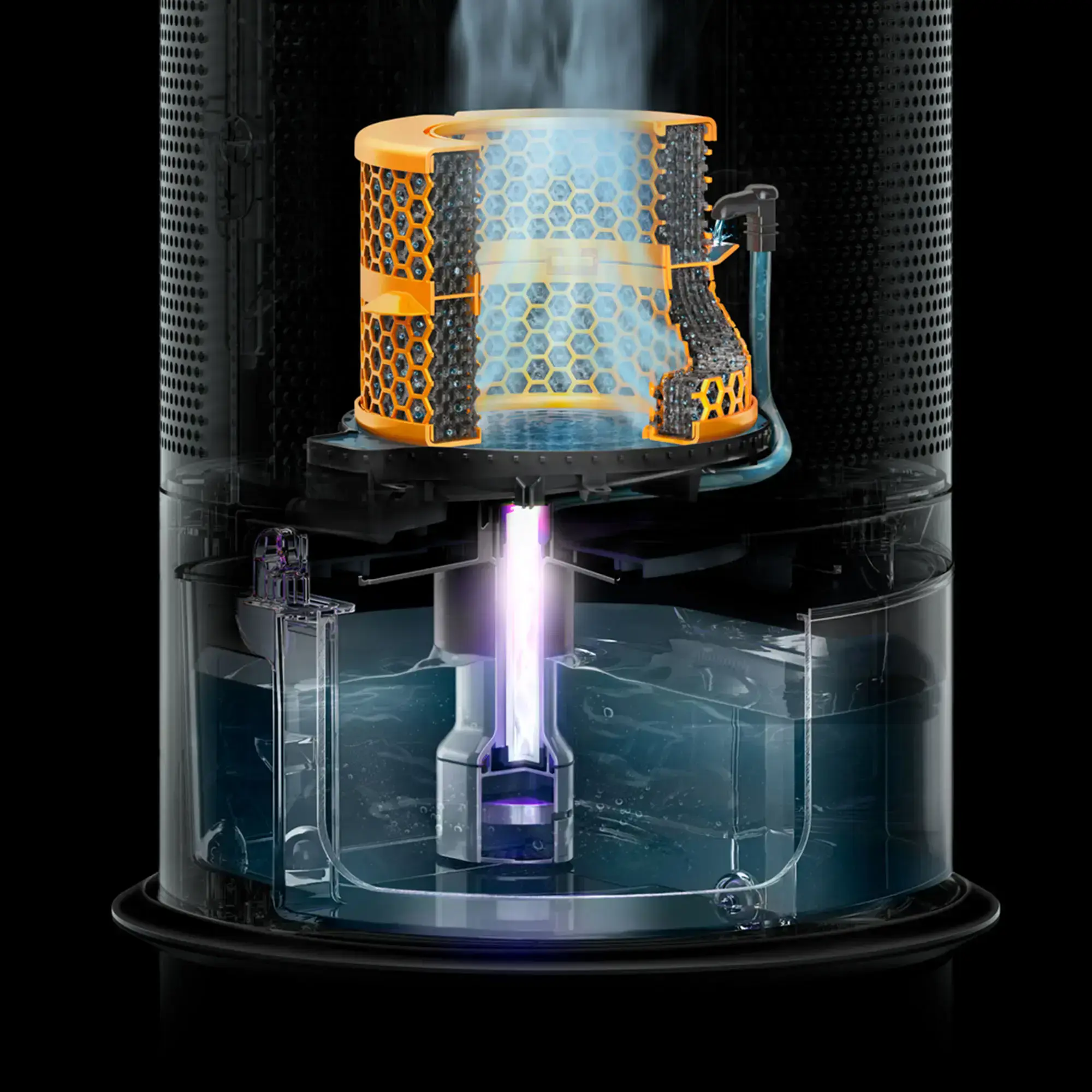 Очисник повітря + Зволожувач повітря Dyson Purifier Humidify+Cool Formaldehyde PH04 - White/Gold (379491-01)
