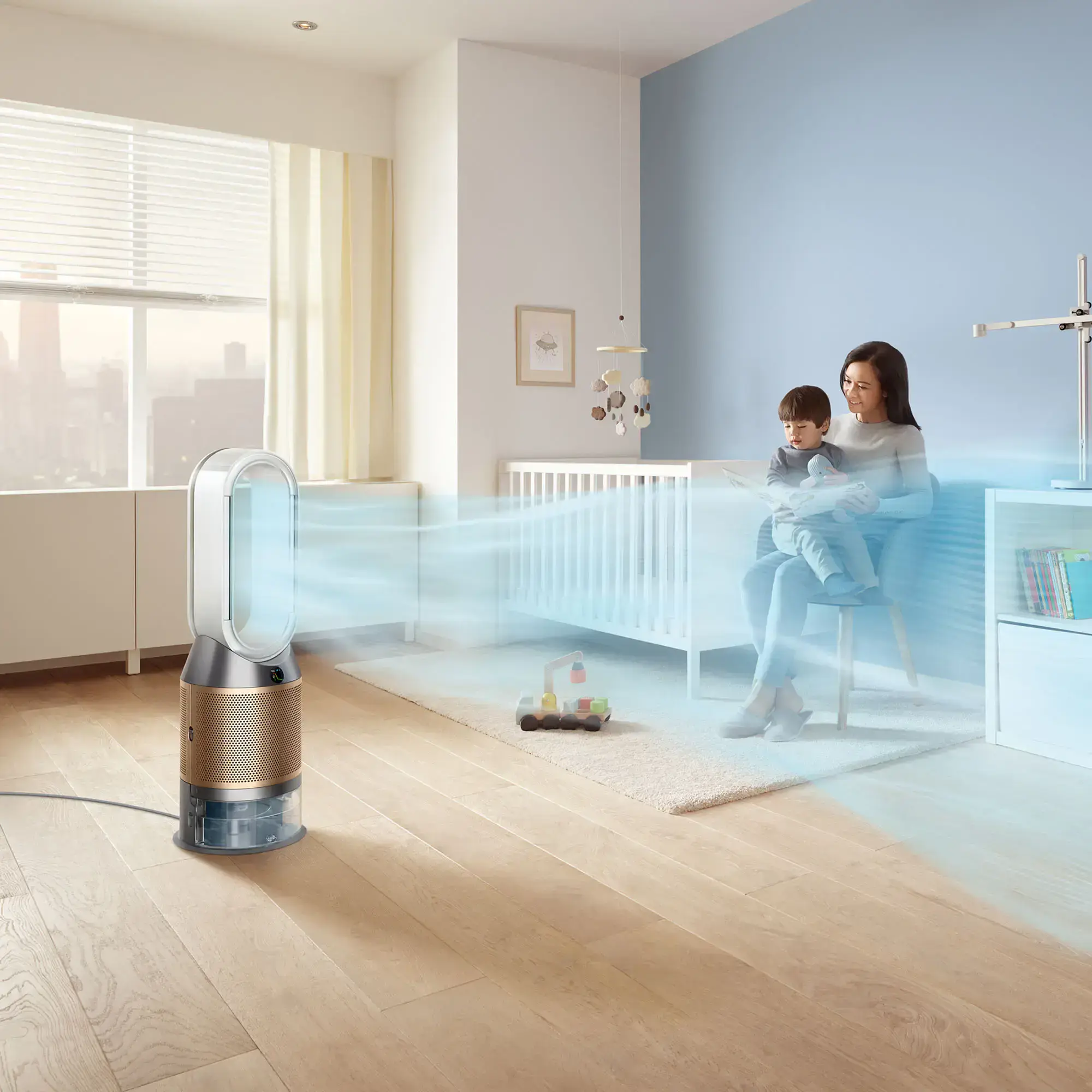Очисник повітря + Зволожувач повітря Dyson Purifier Humidify+Cool Formaldehyde PH04 - White/Gold (379491-01)