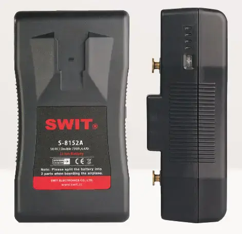 Акумуляторна батарея Swit S-8152A Gold Mount 73 + 73 Wh (S-8152A)