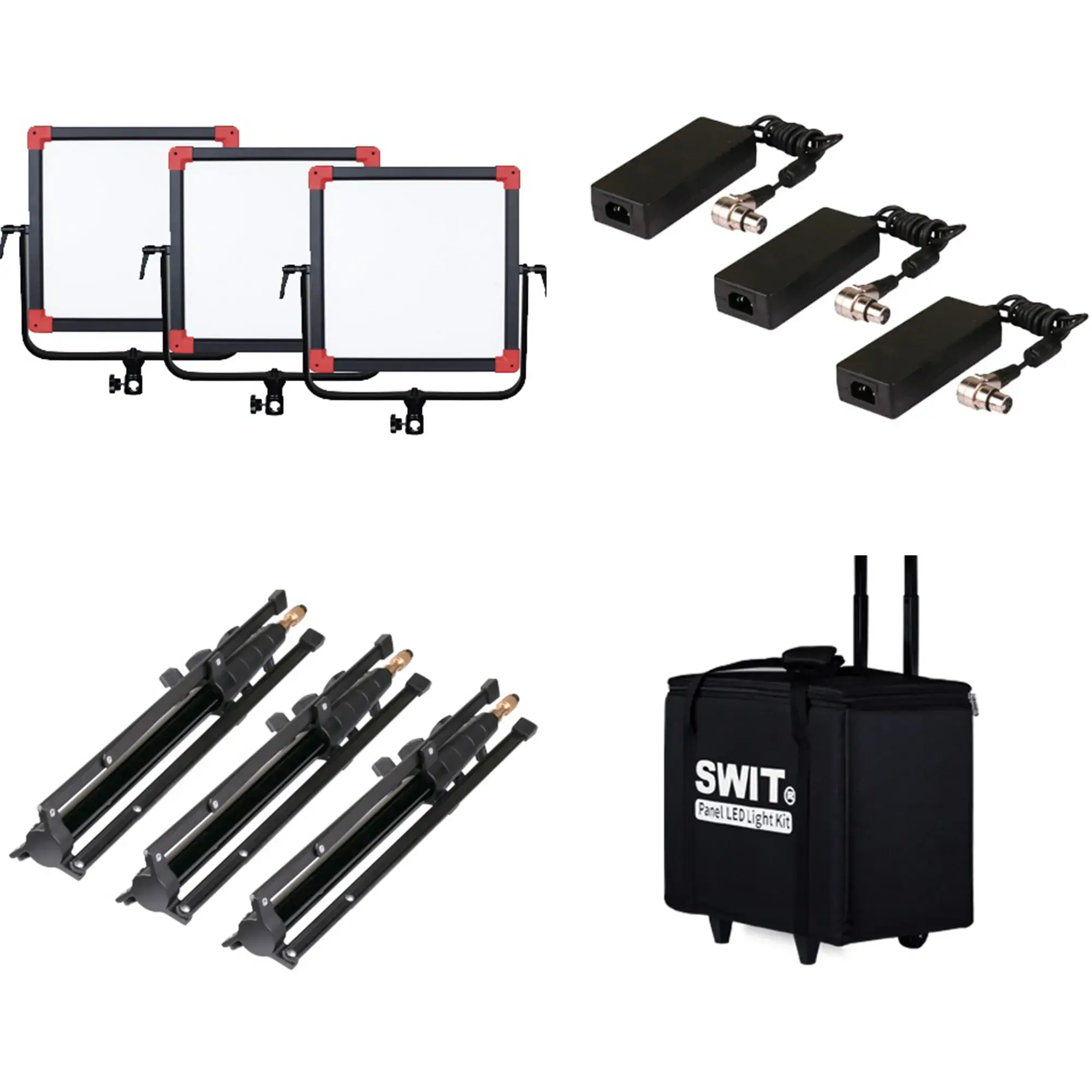 Портативний комплект SWIT PL-E60D 3 LIGHT KIT (PL-E60D 3 LIGHT KIT)