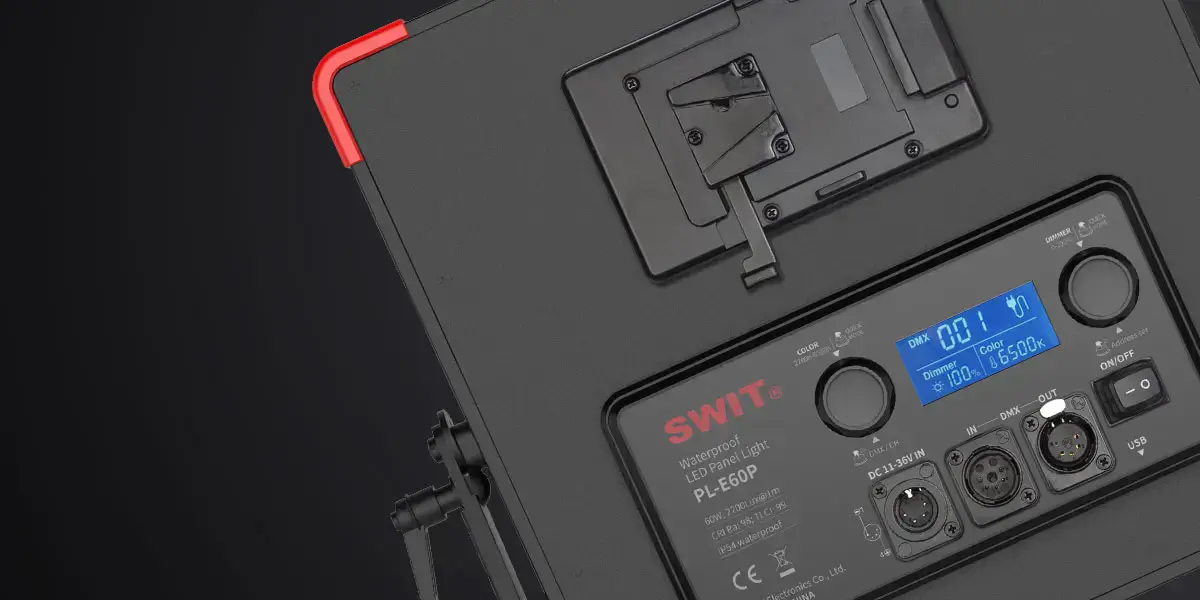 Захищена LED панель із DMX SWIT PL-E60P (PL-E60P)