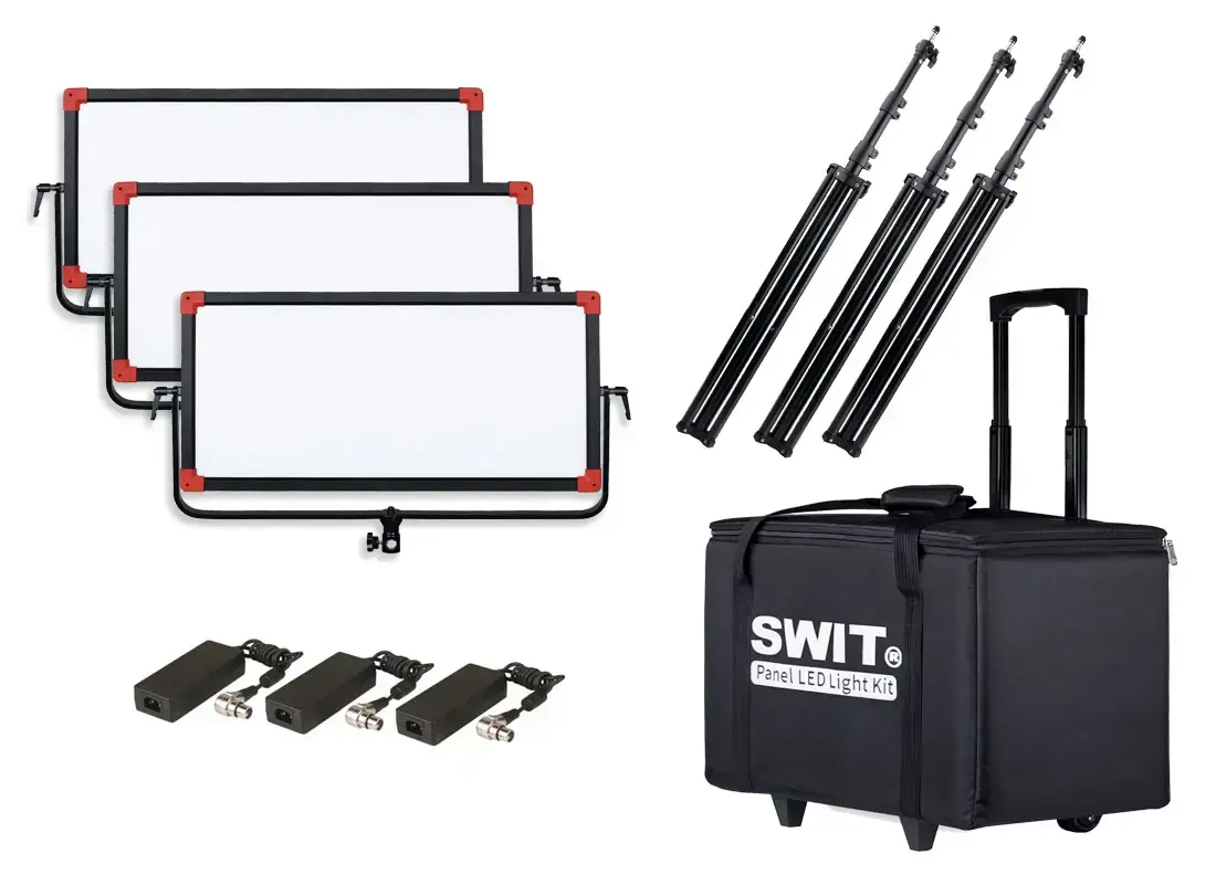 Портативный комплект SWIT PL-E90D 3 LIGHT KIT (PL-E90D 3 LIGHT KIT)
