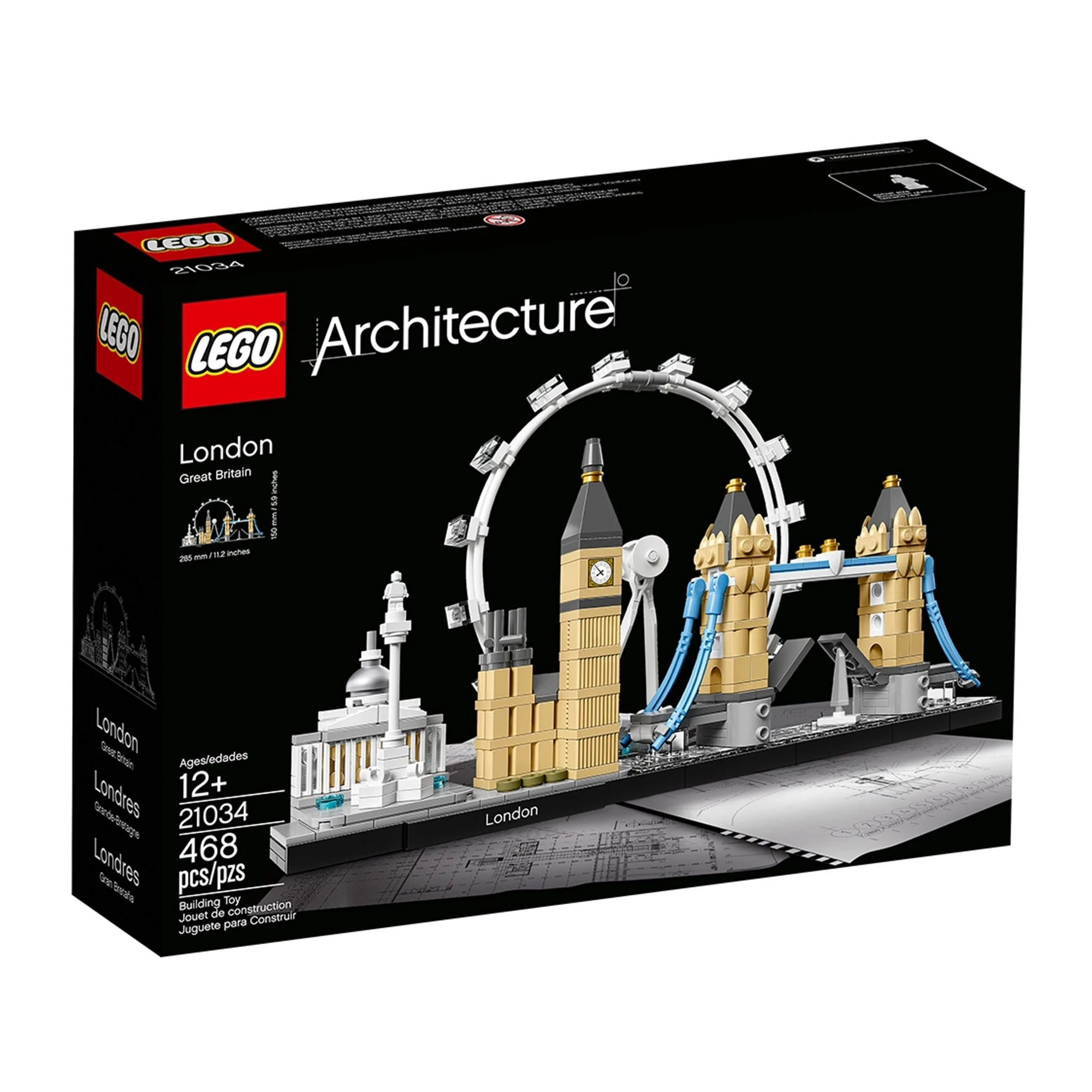 Блочный конструктор LEGO Architecture Лондон (21034)