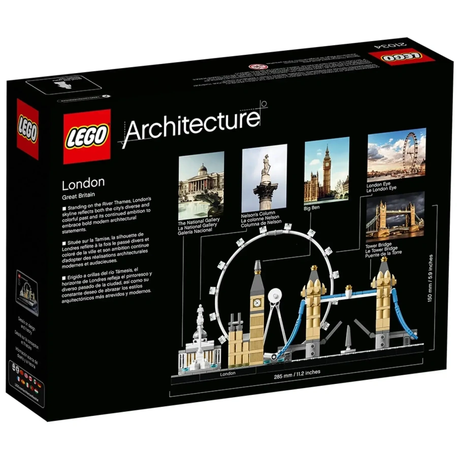 Блоковий конструктор LEGO Architecture Лондон (21034)