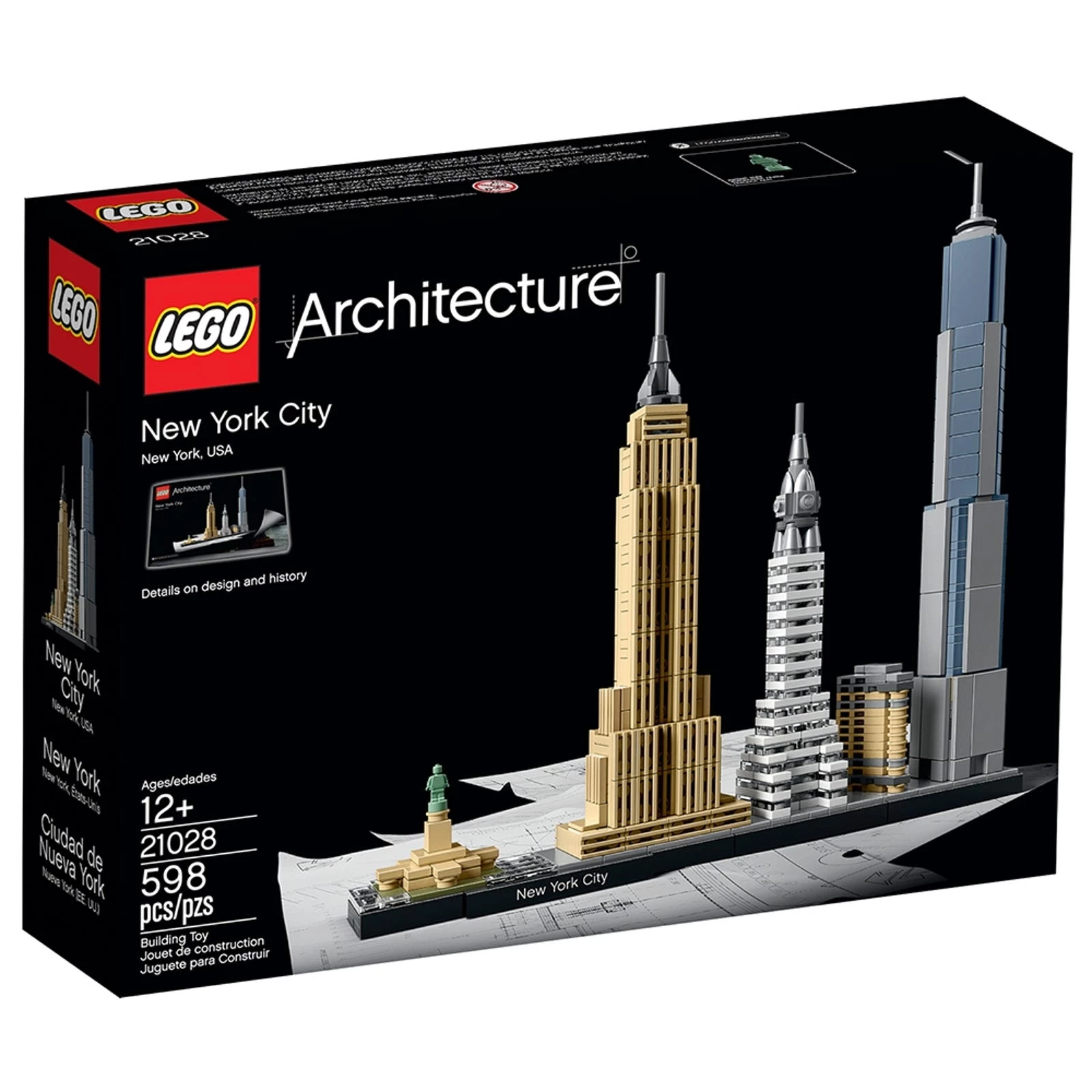 Блоковий конструктор LEGO Architecture Нью-Йорк (21028)