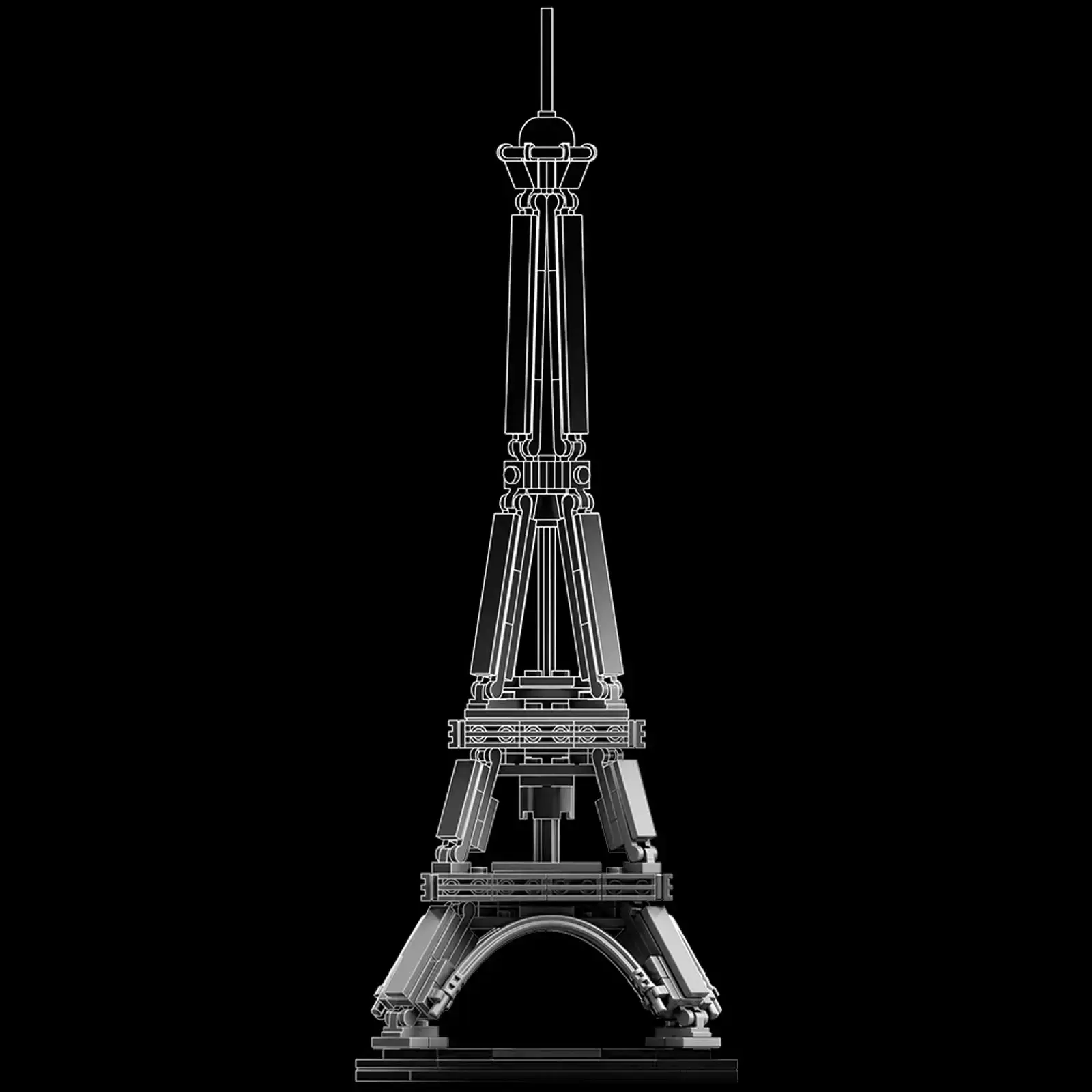 Блочный конструктор LEGO Architecture Эйфелева башня (21019)