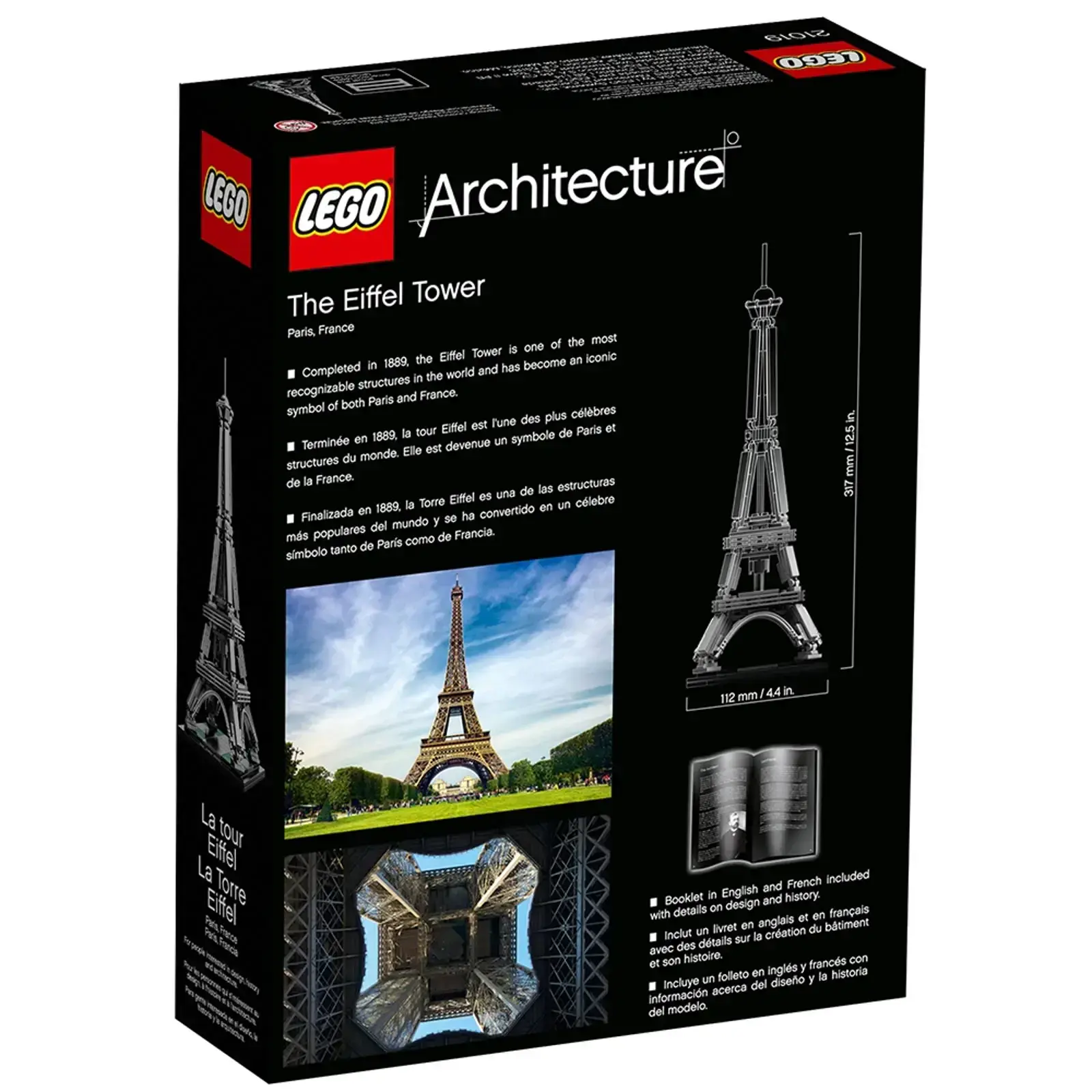 Блочный конструктор LEGO Architecture Эйфелева башня (21019)