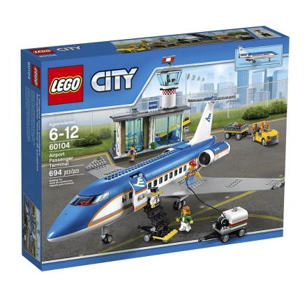 Блочный конструктор LEGO City Пассажирский терминал (60104)