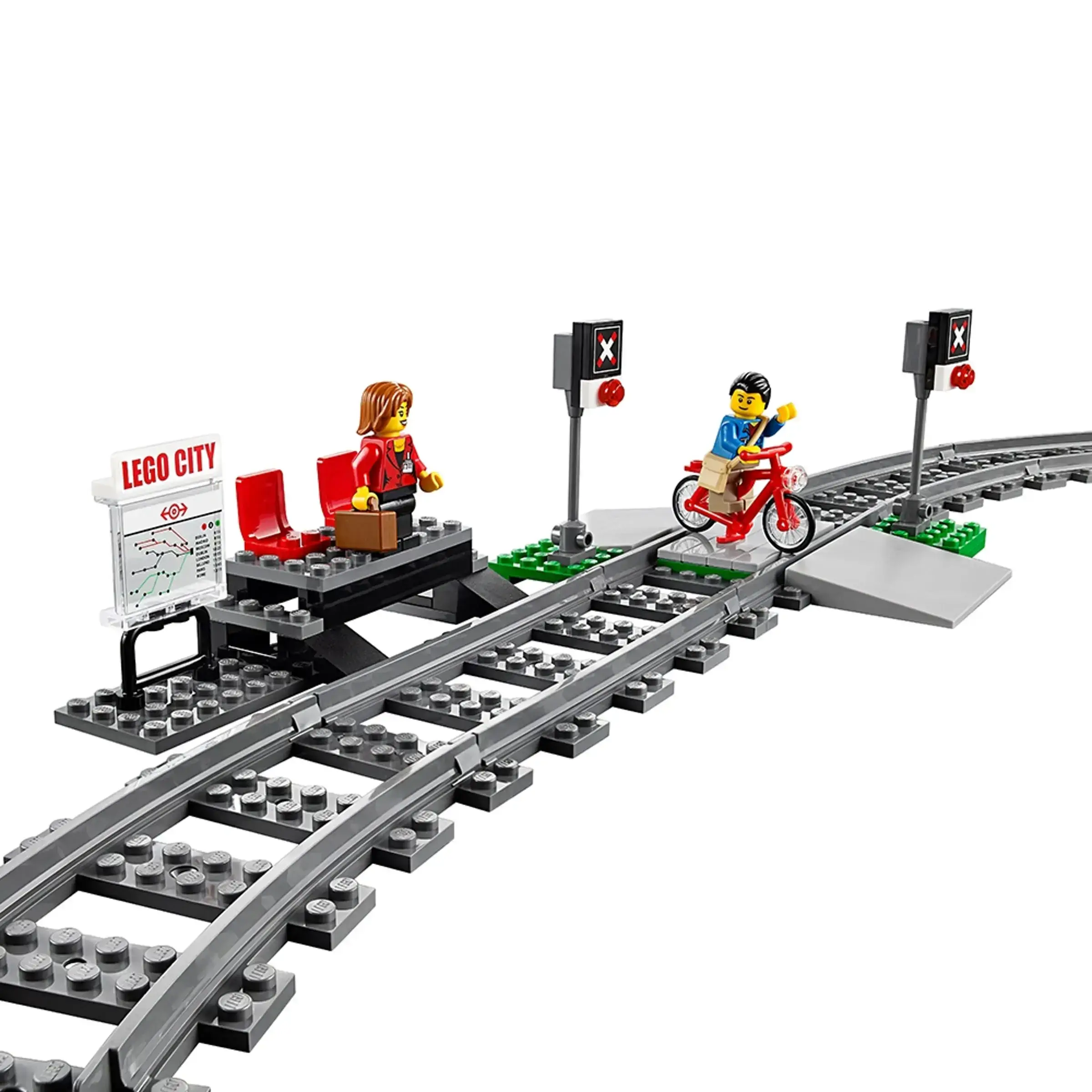 Блочный конструктор LEGO City Скоростной пассажирский поезд (60051) на радиоуправлении