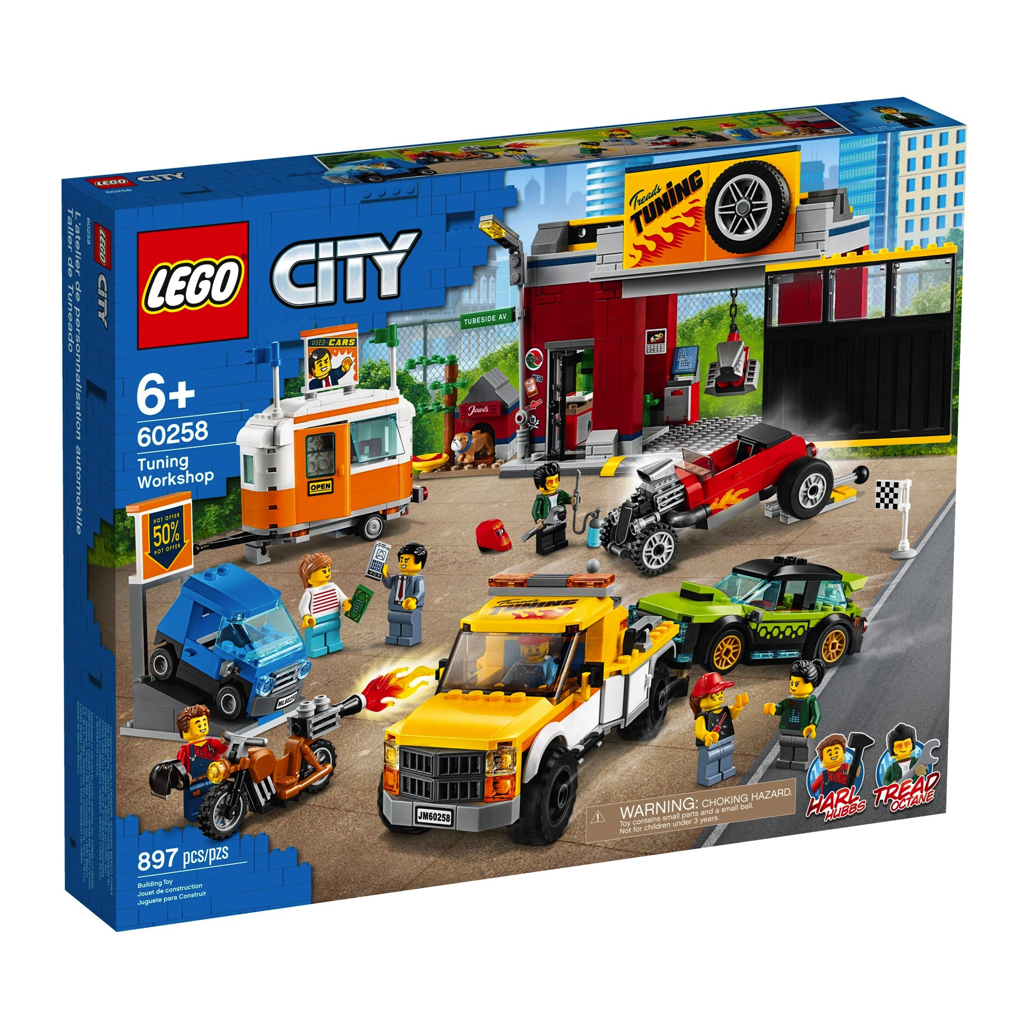 Блочний конструктор LEGO City Тюнинг-майстерня (60258)