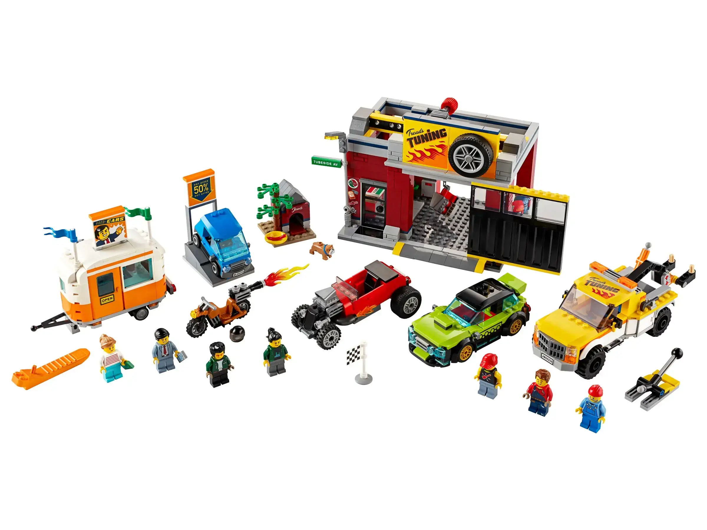 Блочний конструктор LEGO City Тюнинг-майстерня (60258)