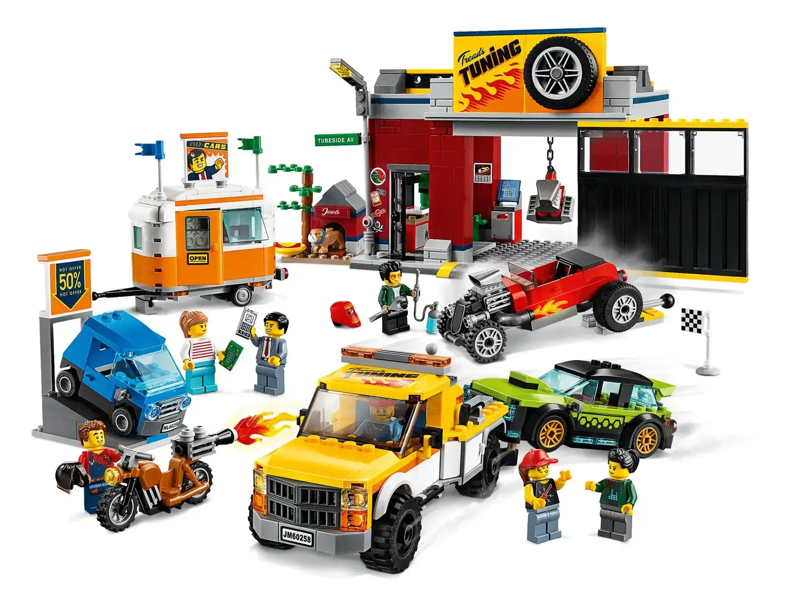 Блочний конструктор LEGO City Тюнинг-майстерня (60258)
