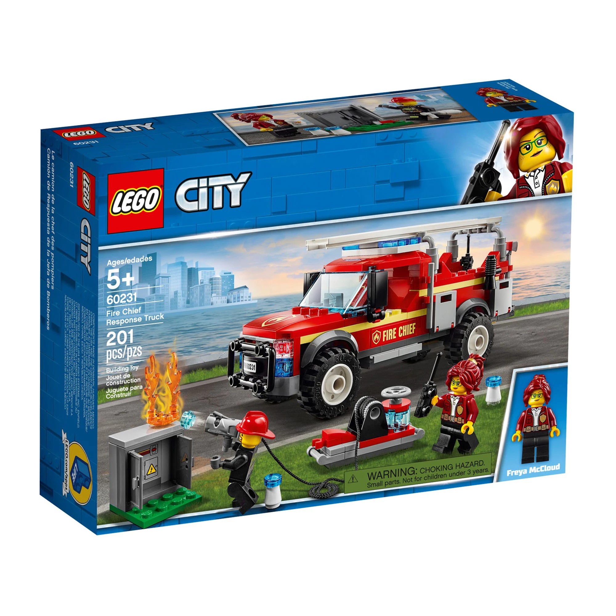 Блочный конструктор LEGO City «Грузовик начальника пожарной охраны» (60231)