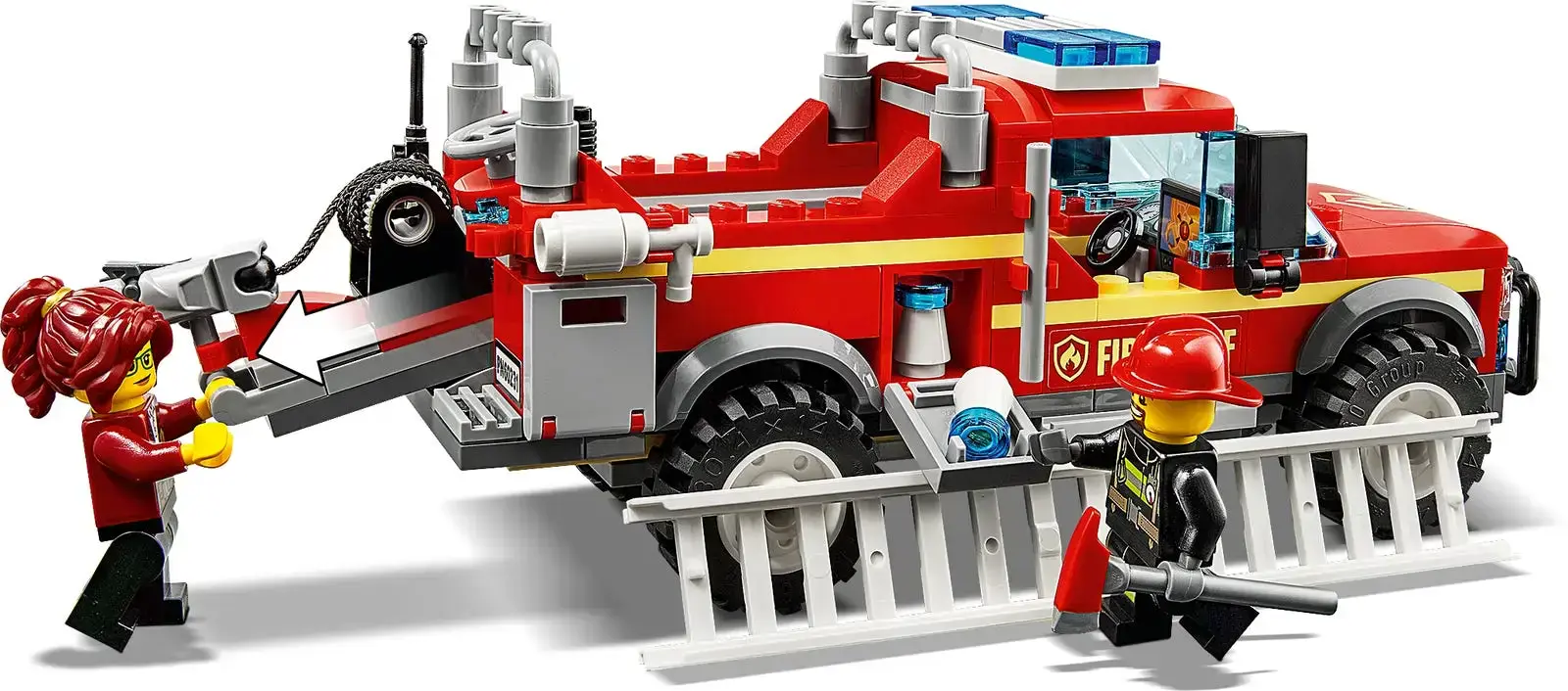 Блочный конструктор LEGO City «Грузовик начальника пожарной охраны» (60231)