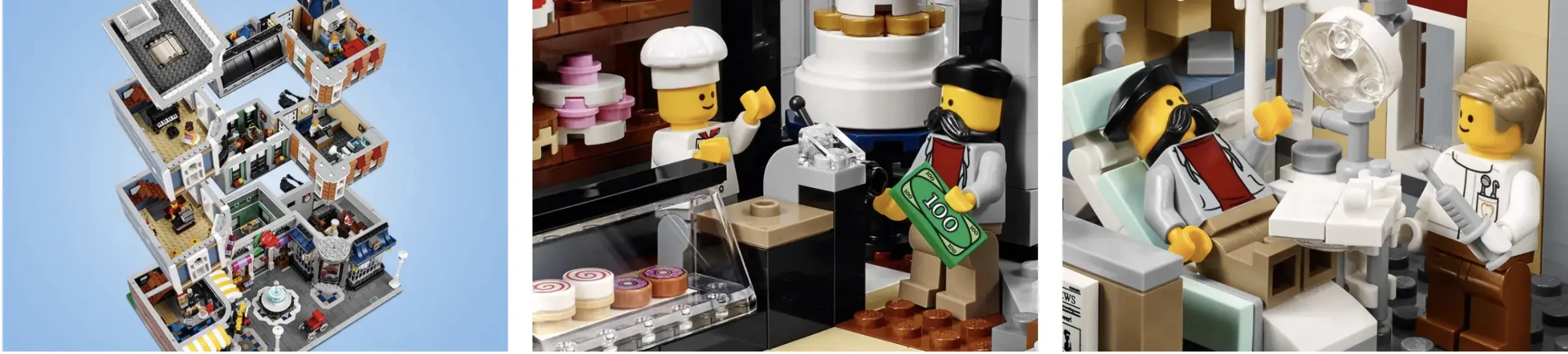 Блоковий конструктор LEGO Creator Міська площа (10255)