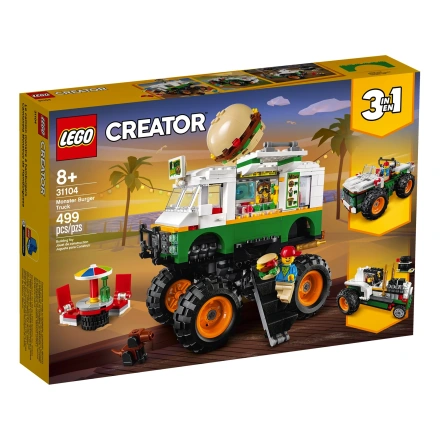 Блочный конструктор LEGO Creator Грузовик «Монстрбургер» (31104)