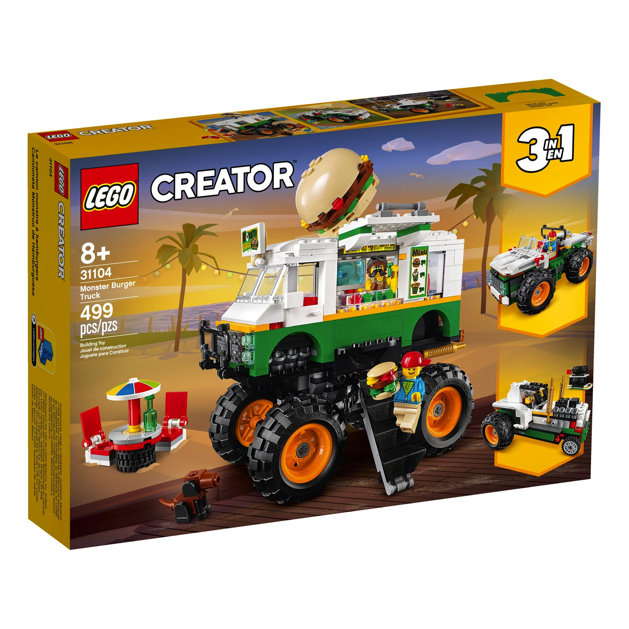 Блоковий конструктор LEGO Creator Вантажівка «Монстрбургер» (31104)