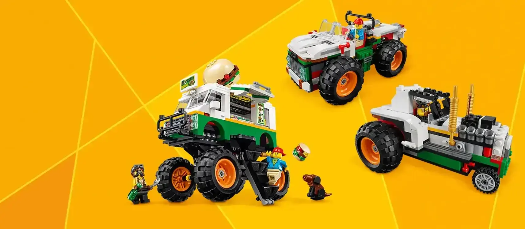 Блочный конструктор LEGO Creator Грузовик «Монстрбургер» (31104)