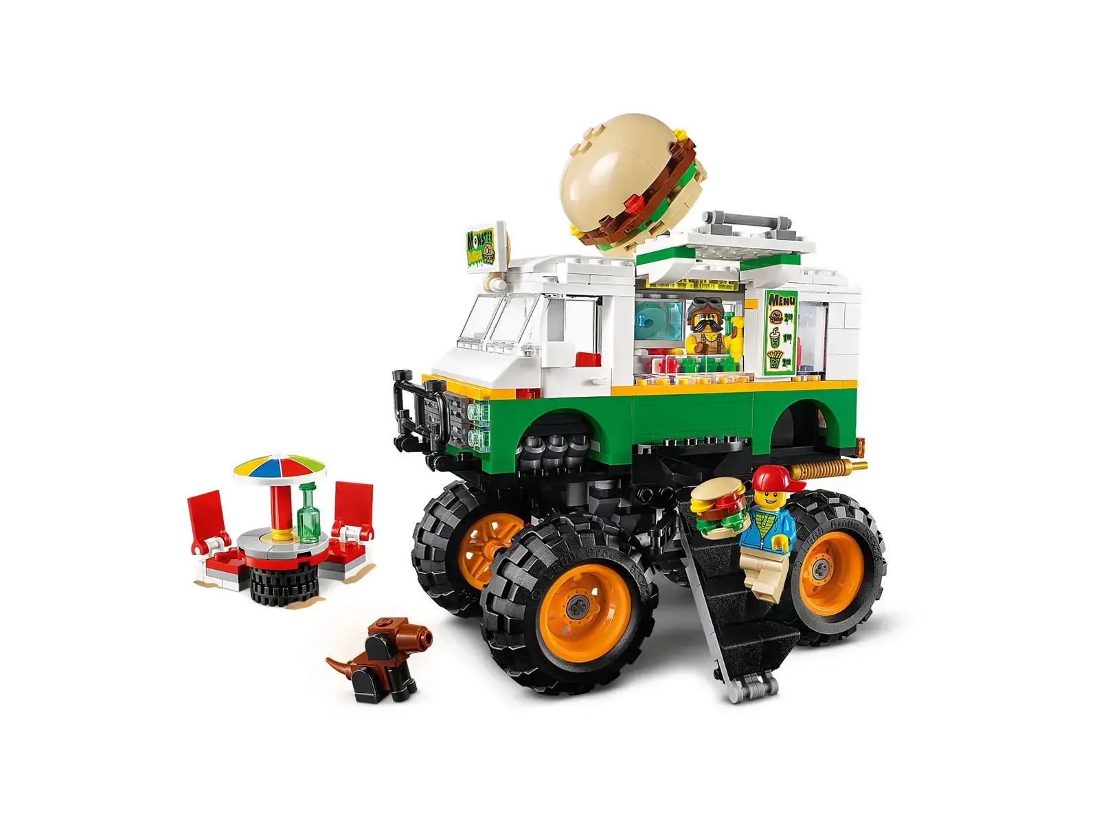 Блочный конструктор LEGO Creator Грузовик «Монстрбургер» (31104)