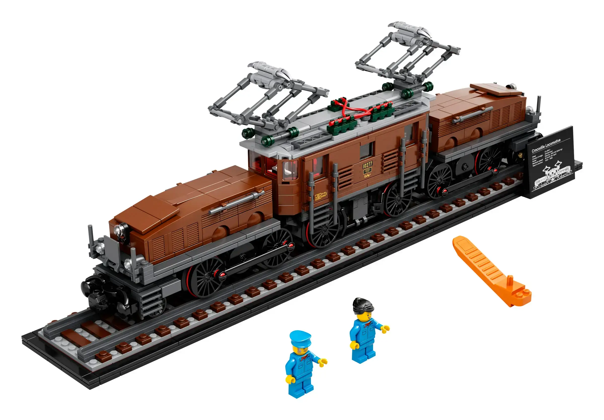 Блочный конструктор LEGO Локомотив Крокодил (10277)
