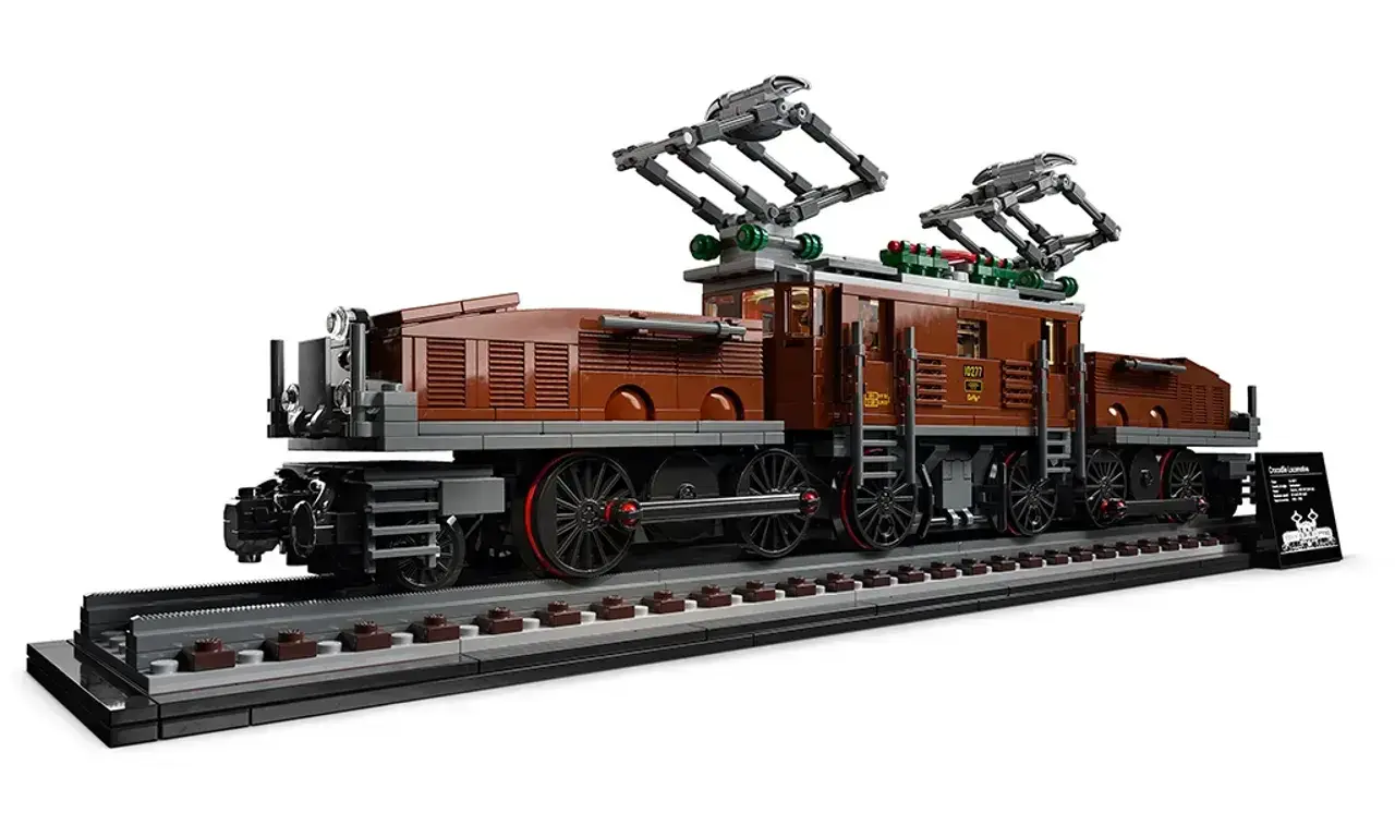 Блочный конструктор LEGO Локомотив Крокодил (10277)