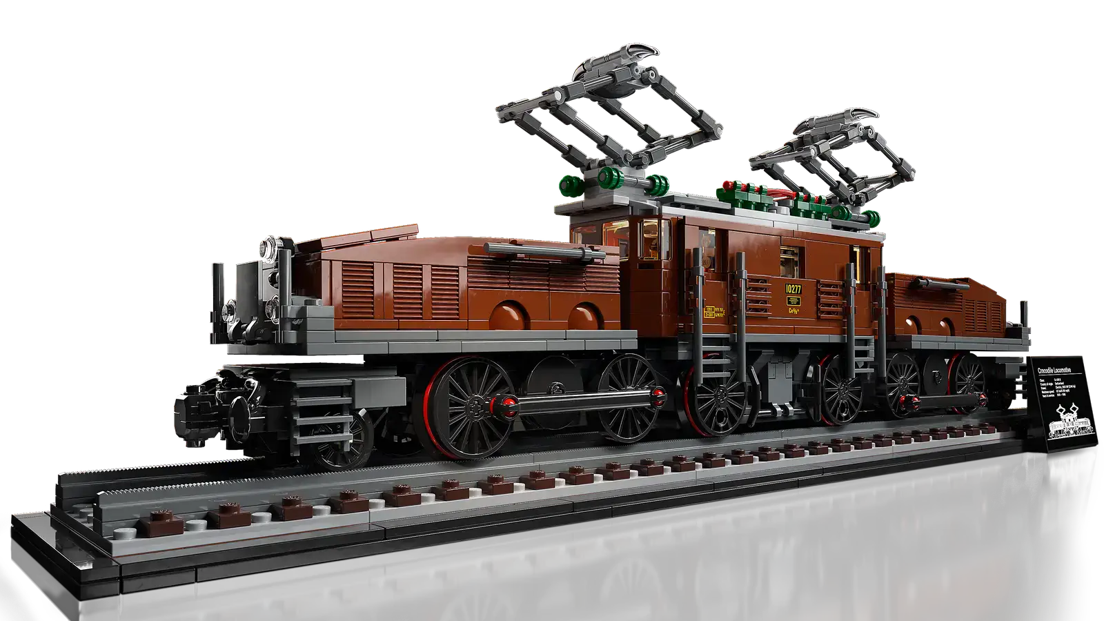 Блочный конструктор LEGO Локомотив Крокодил (10277)