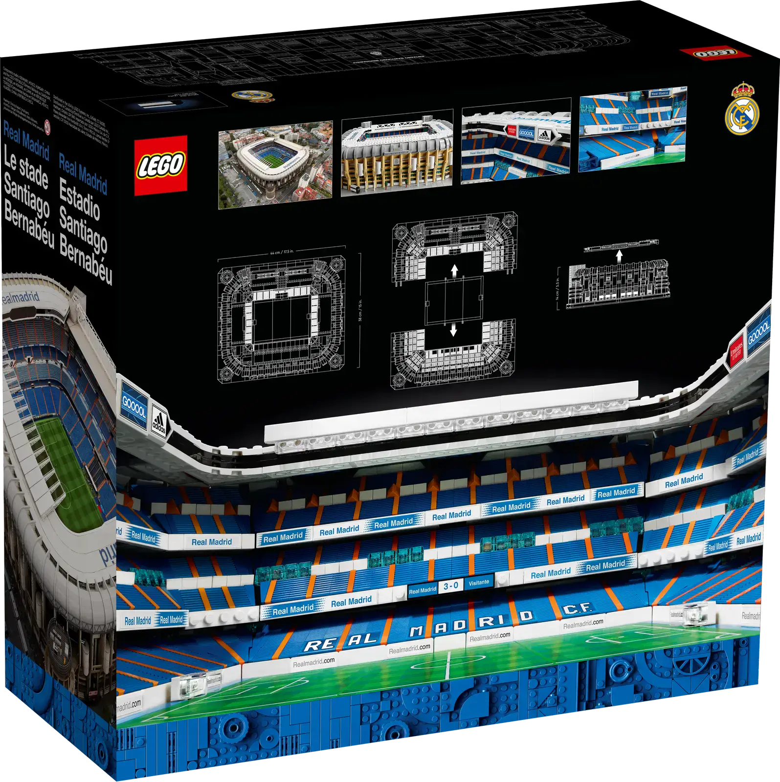 Блочный конструктор LEGO Creator Реал Мадрид – Стадион Сантьяго Бернабеу (10299)