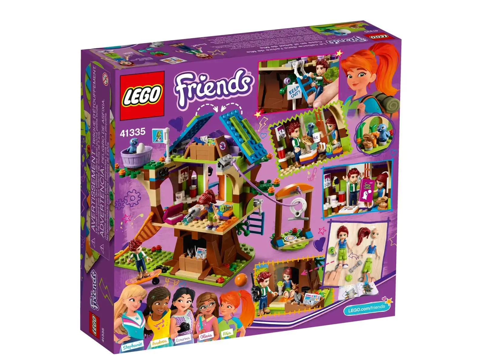 Блочный конструктор Lego Friends Домик на дереве Мии (41335)
