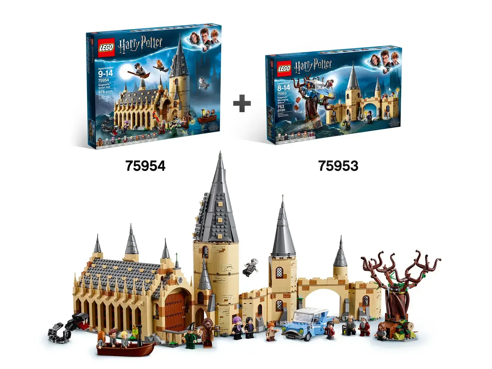 Блоковий конструктор LEGO Harry Potter Великий зал Хогвартсу (75954)