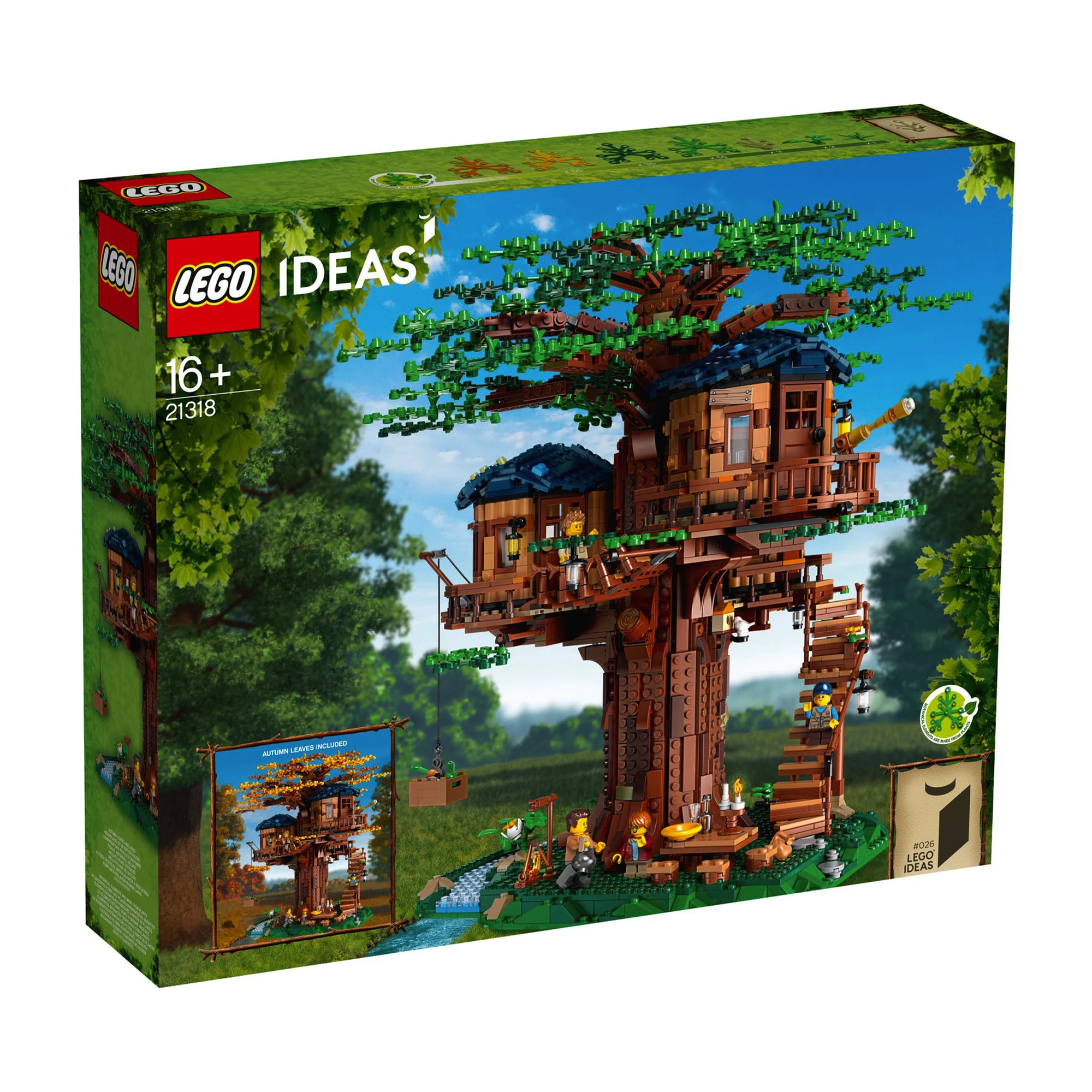 Блочный конструктор LEGO Дом на дереве (21318)