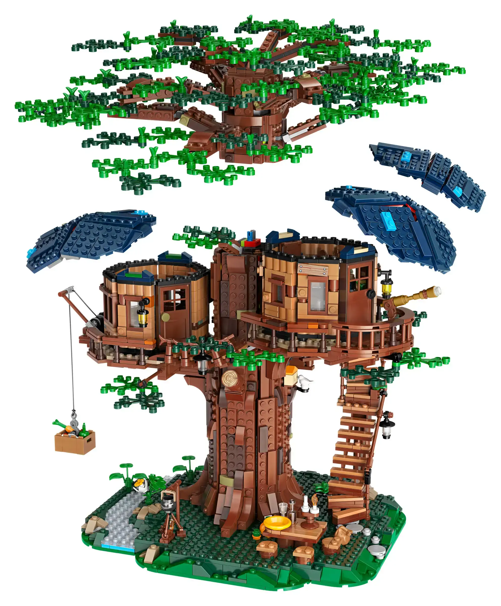 Блочный конструктор LEGO Дом на дереве (21318)