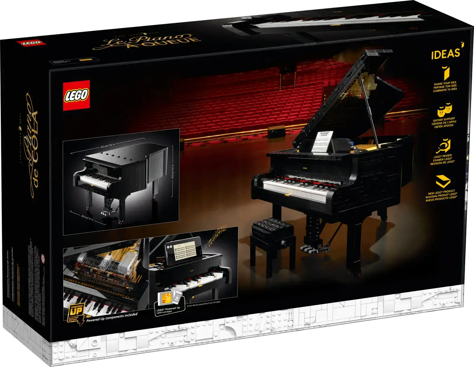 Блочный конструктор LEGO Ideas Рояль (21323)