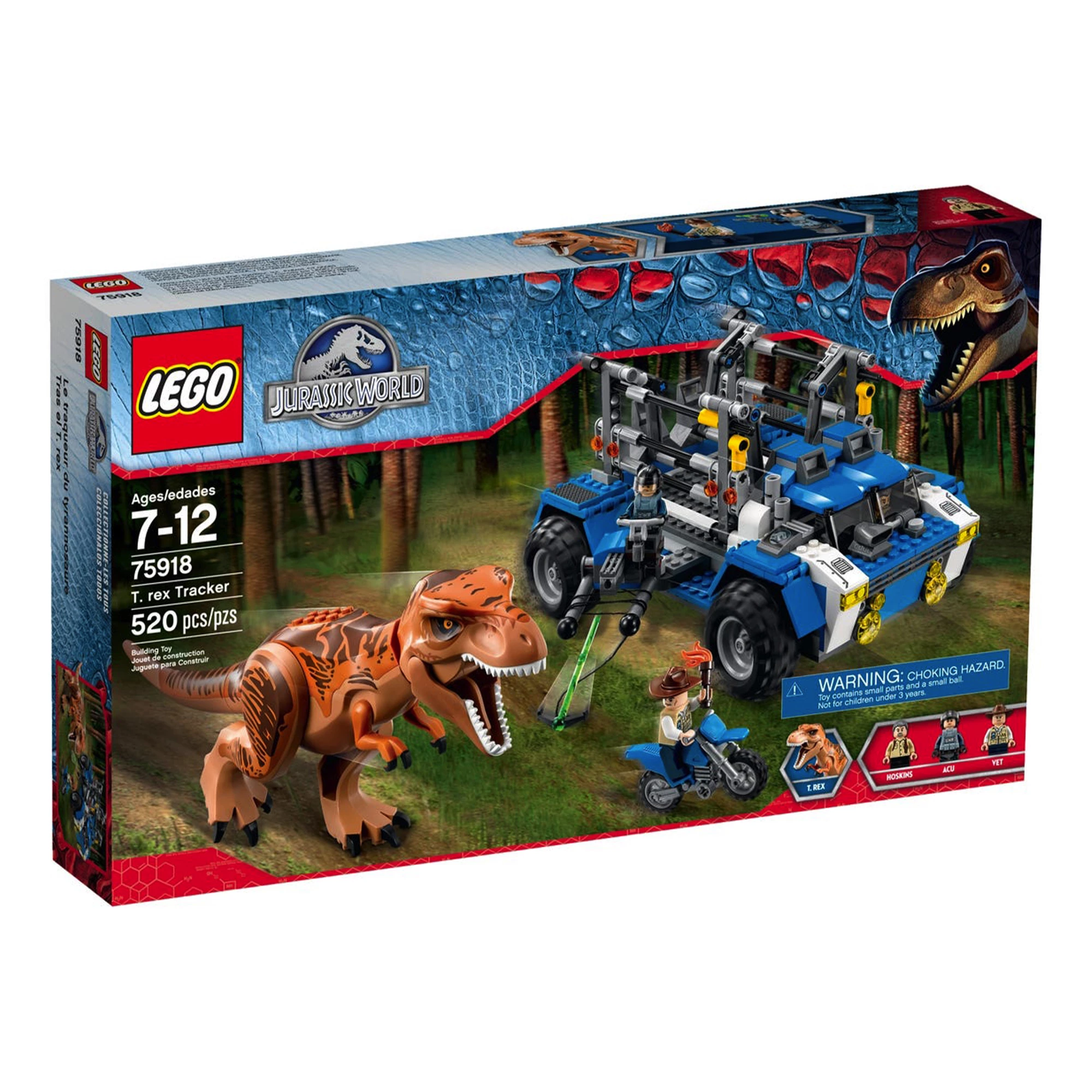 Блоковий конструктор LEGO Jurassic World Мисливець на тиранозавра (75918)
