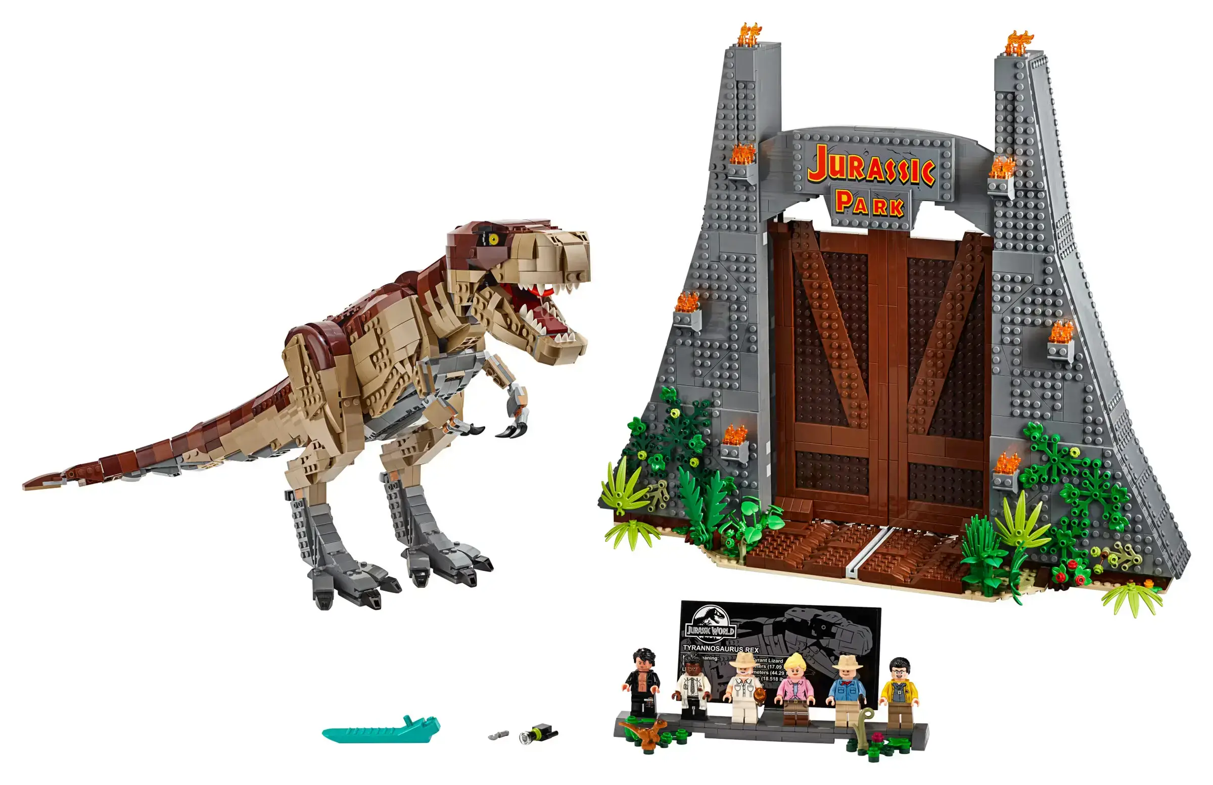 Блоковий конструктор LEGO Лють Ті-Рекса (75936)