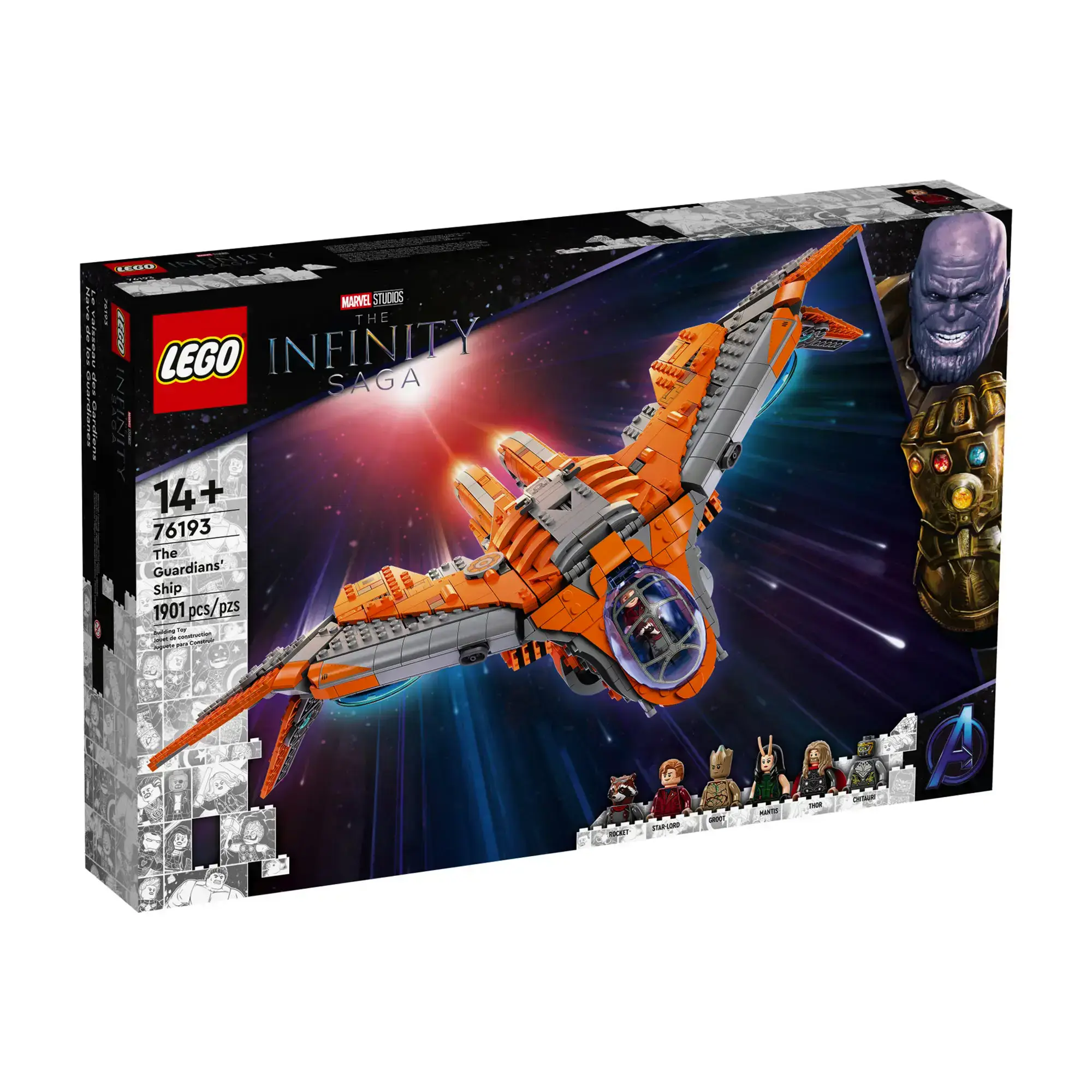 Авто-конструктор LEGO Marvel Корабль Стражей (76193)