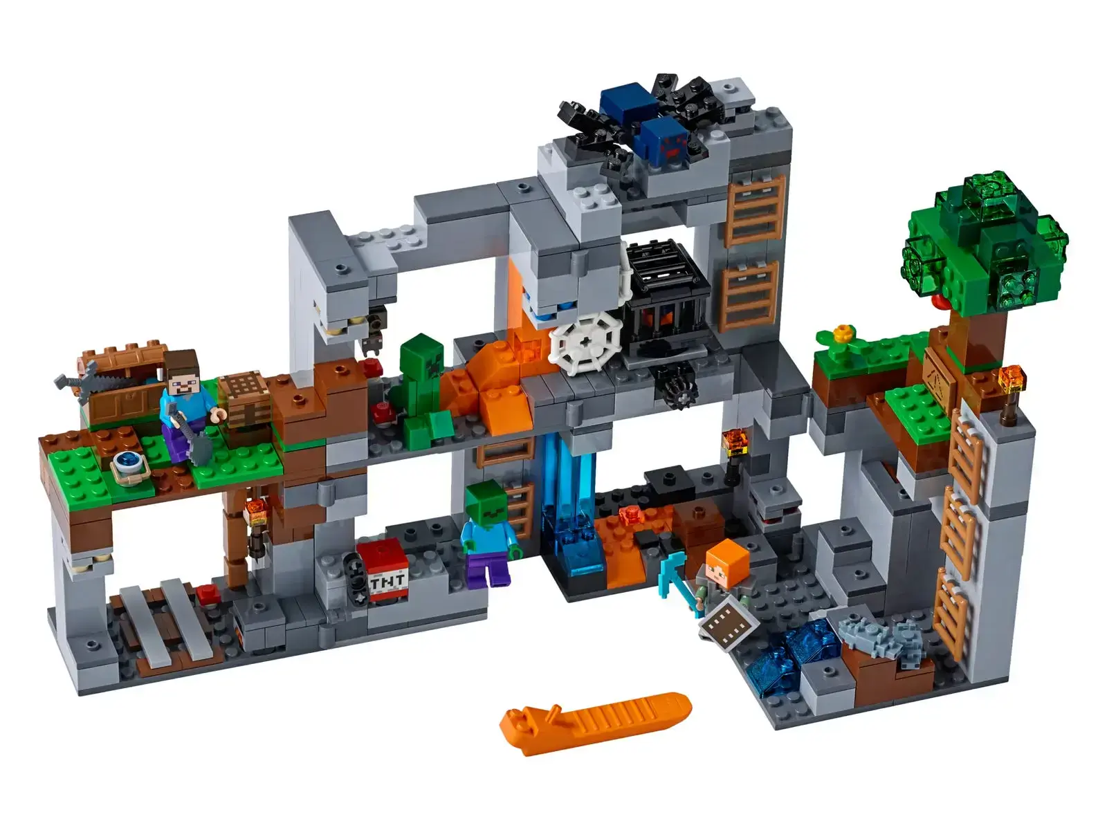 Блоковий конструктор LEGO Minecraft Пригоди в шахтах (21147)