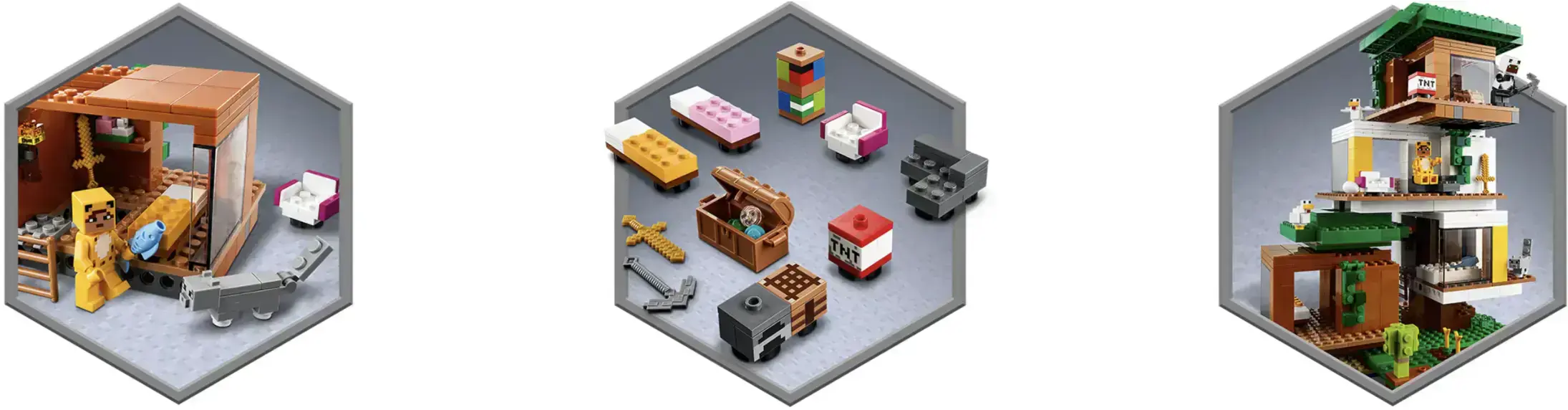 Блочный конструктор LEGO Minecraft Современный домик на дереве (21174)