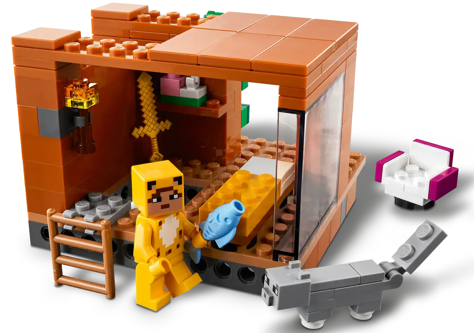 Блочный конструктор LEGO Minecraft Современный домик на дереве (21174)