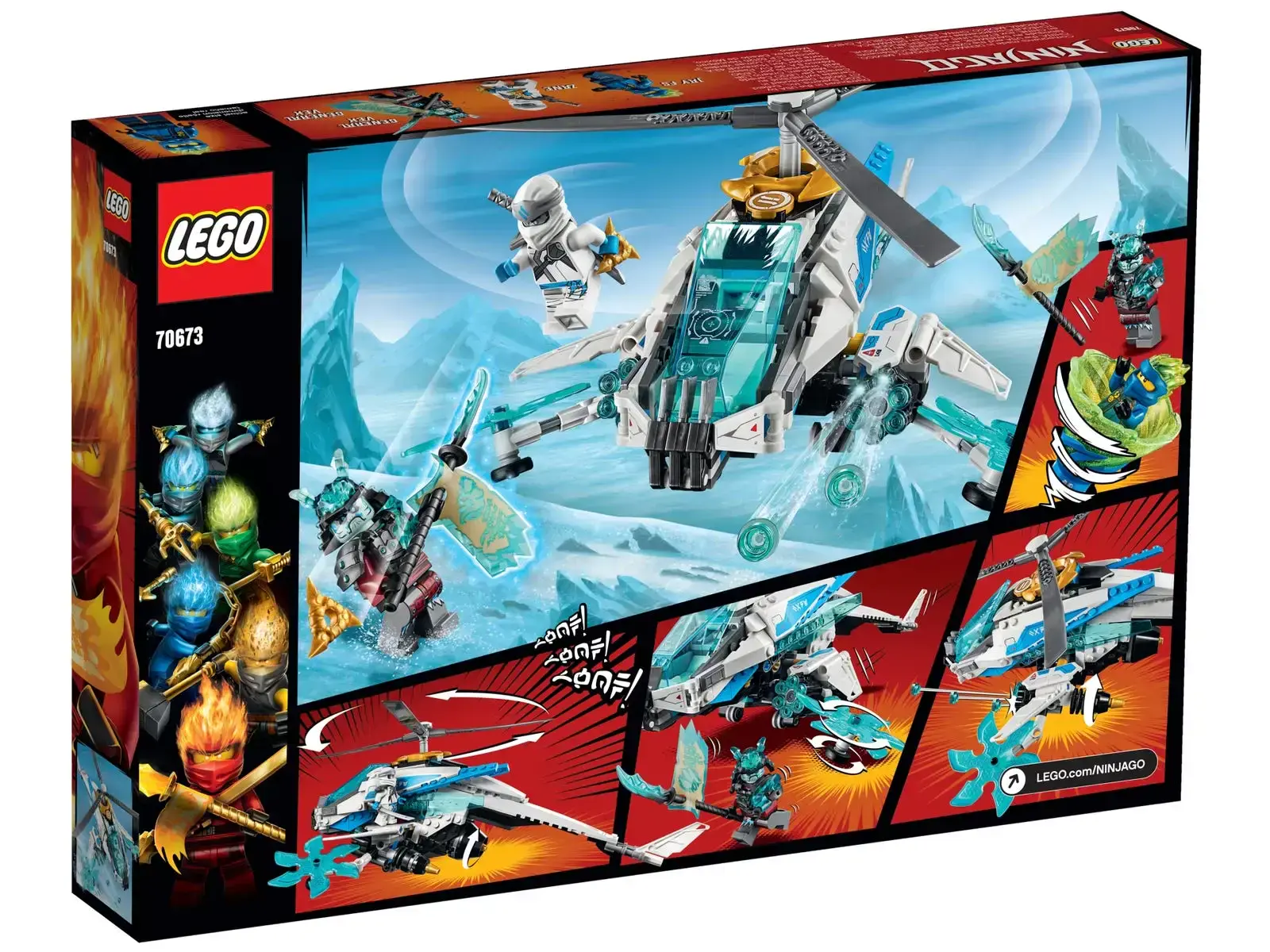 Блоковий конструктор LEGO NINJAGO Сюриліт (70673)