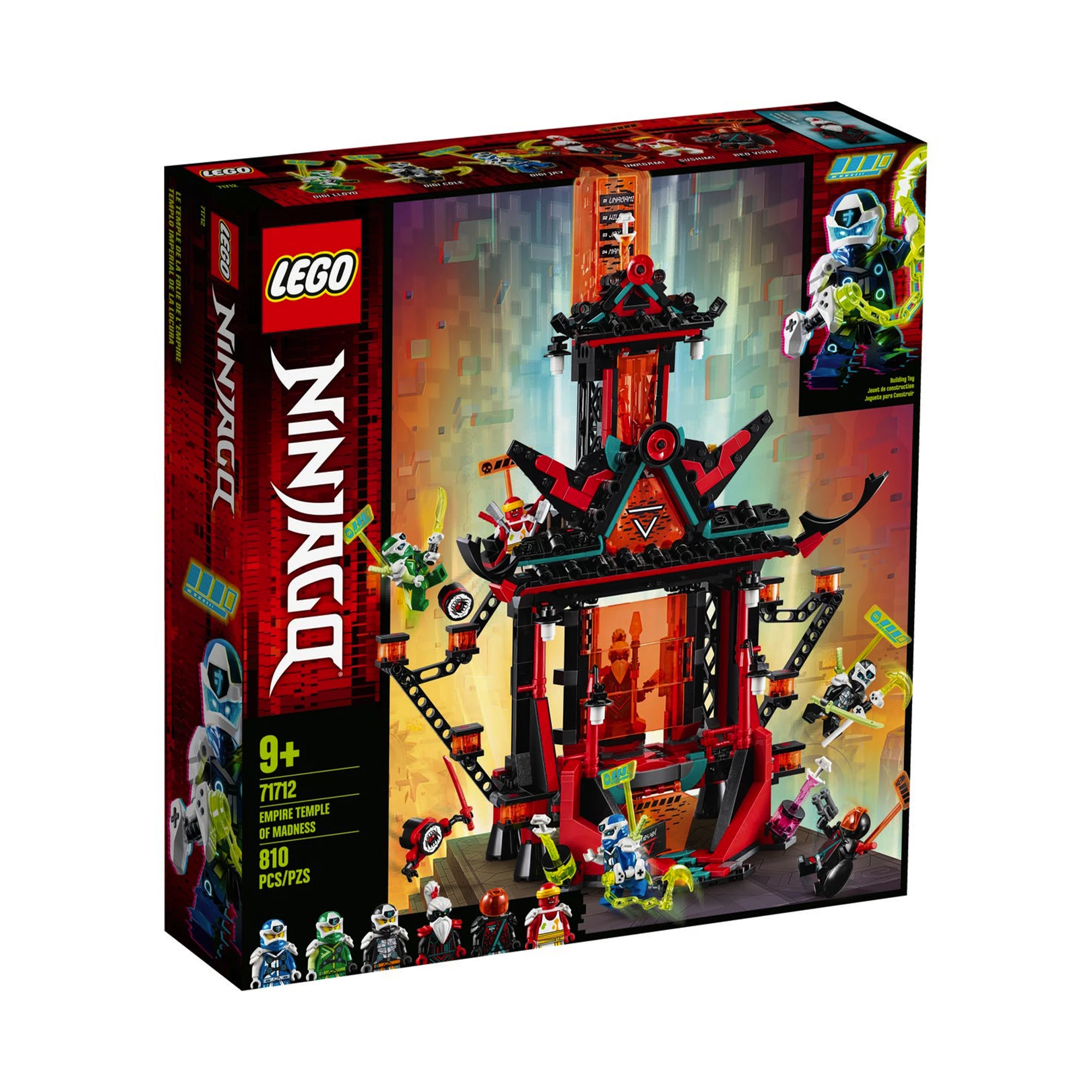 Блочный конструктор LEGO NINJAGO Императорский храм Безумия (71712)