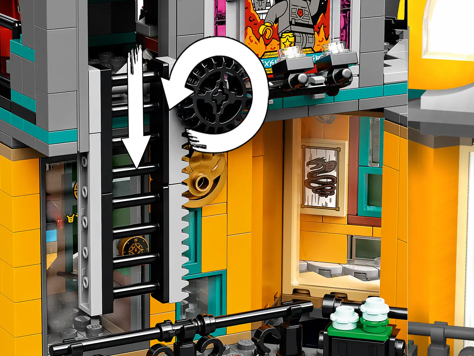 Блоковий конструктор LEGO Ninjago Сади Ніндзяго (71741)