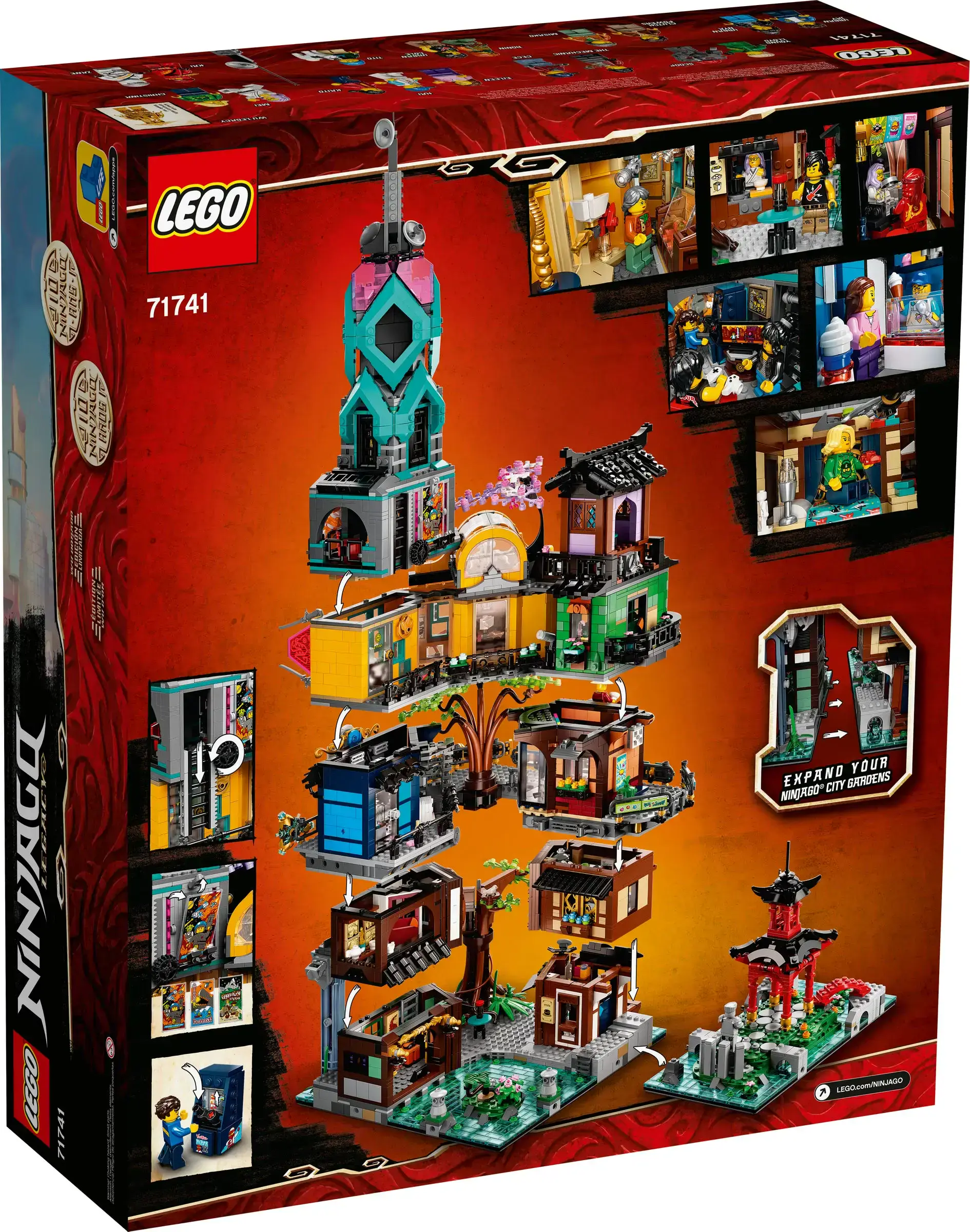 Блоковий конструктор LEGO Ninjago Сади Ніндзяго (71741)