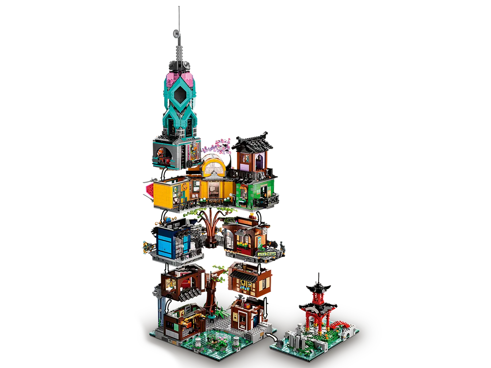 Блоковий конструктор LEGO Ninjago Сади Ніндзяго (71741)