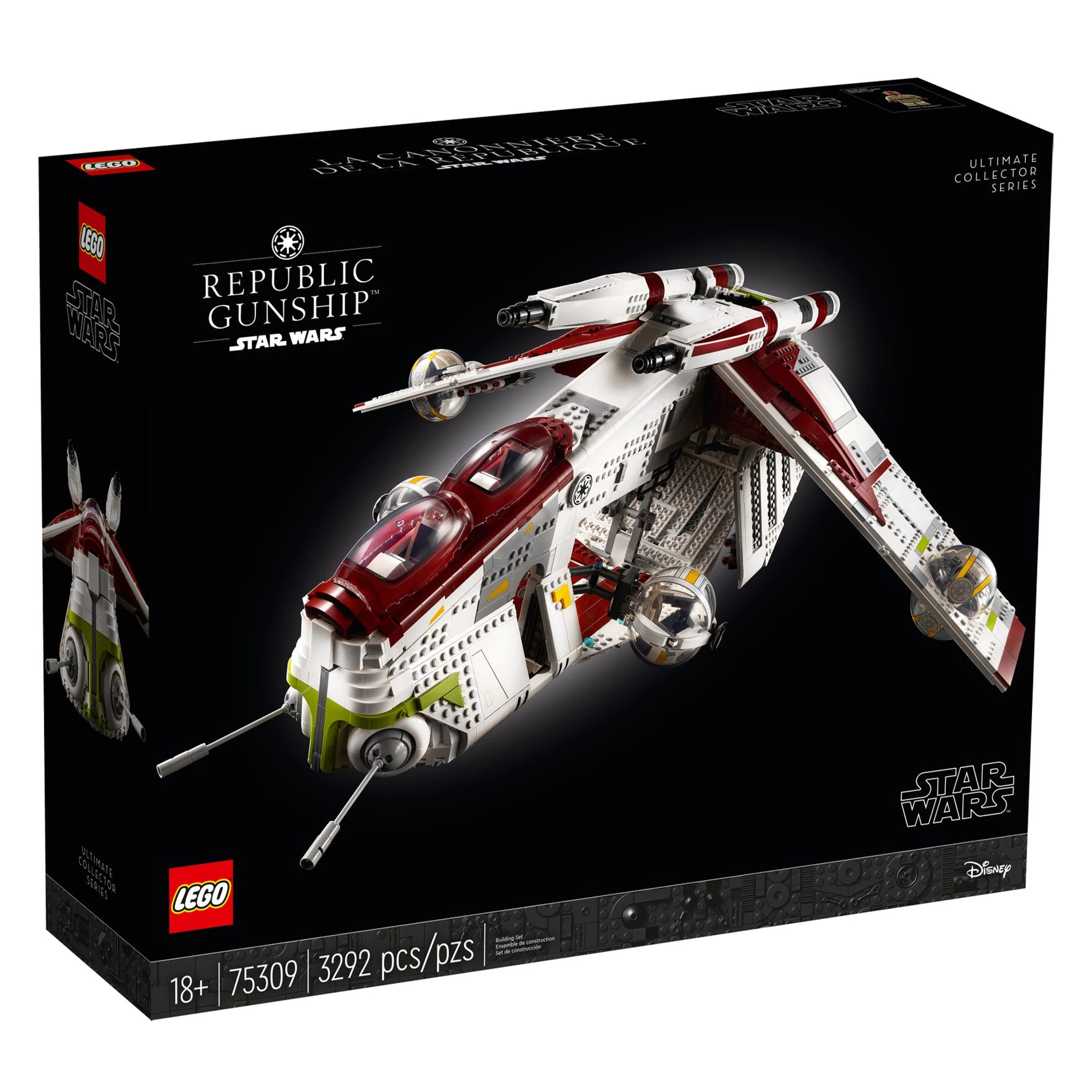 Блоковий конструктор LEGO Республіканський бойовий корабель (75309)