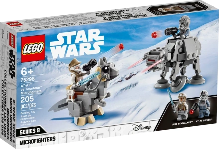 Блочный конструктор LEGO Star Wars Микрофайтеры: AT-AT против таунтауна (75298)