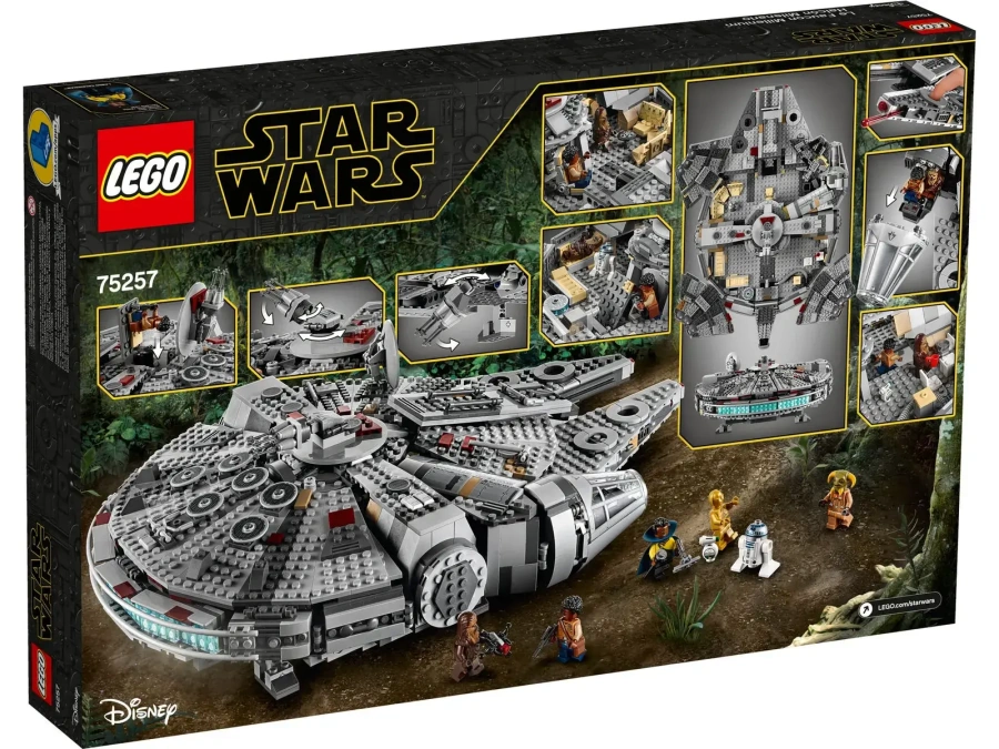 Блоковий конструктор LEGO Star Wars Сокіл Тисячоліття (75257)