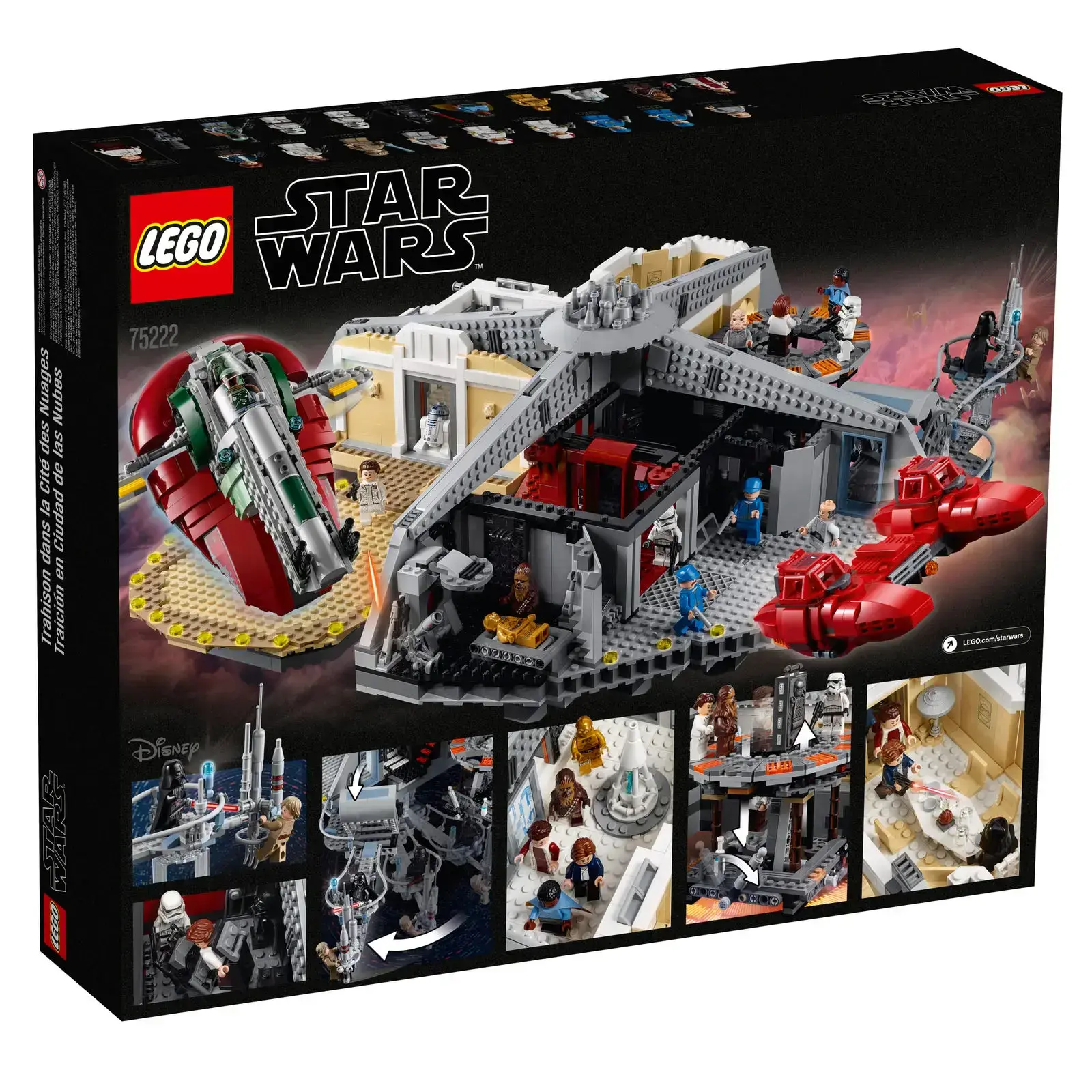 Блочный конструктор LEGO Star Wars Западня в Облачном городе (75222)