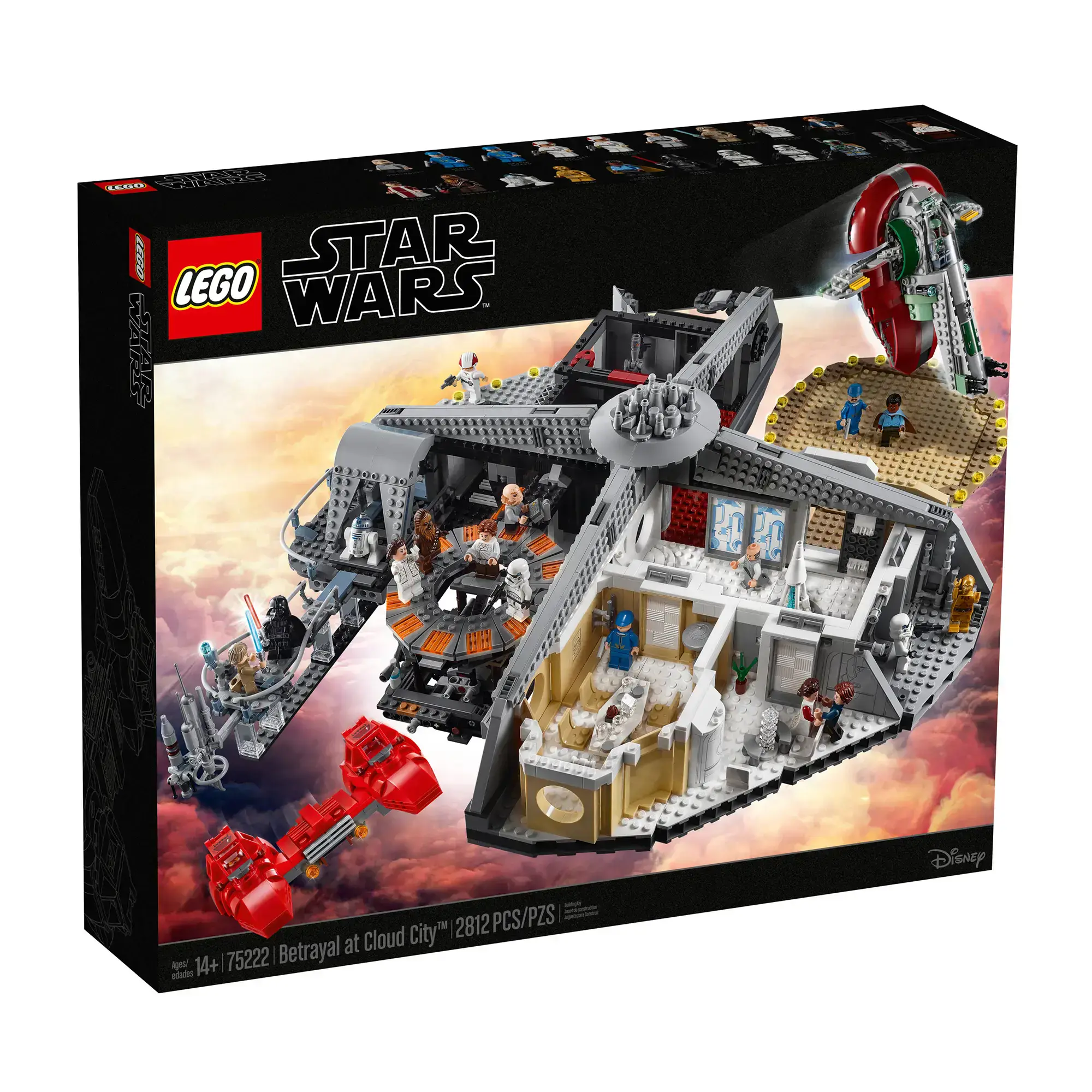 Блочный конструктор LEGO Star Wars Западня в Облачном городе (75222)