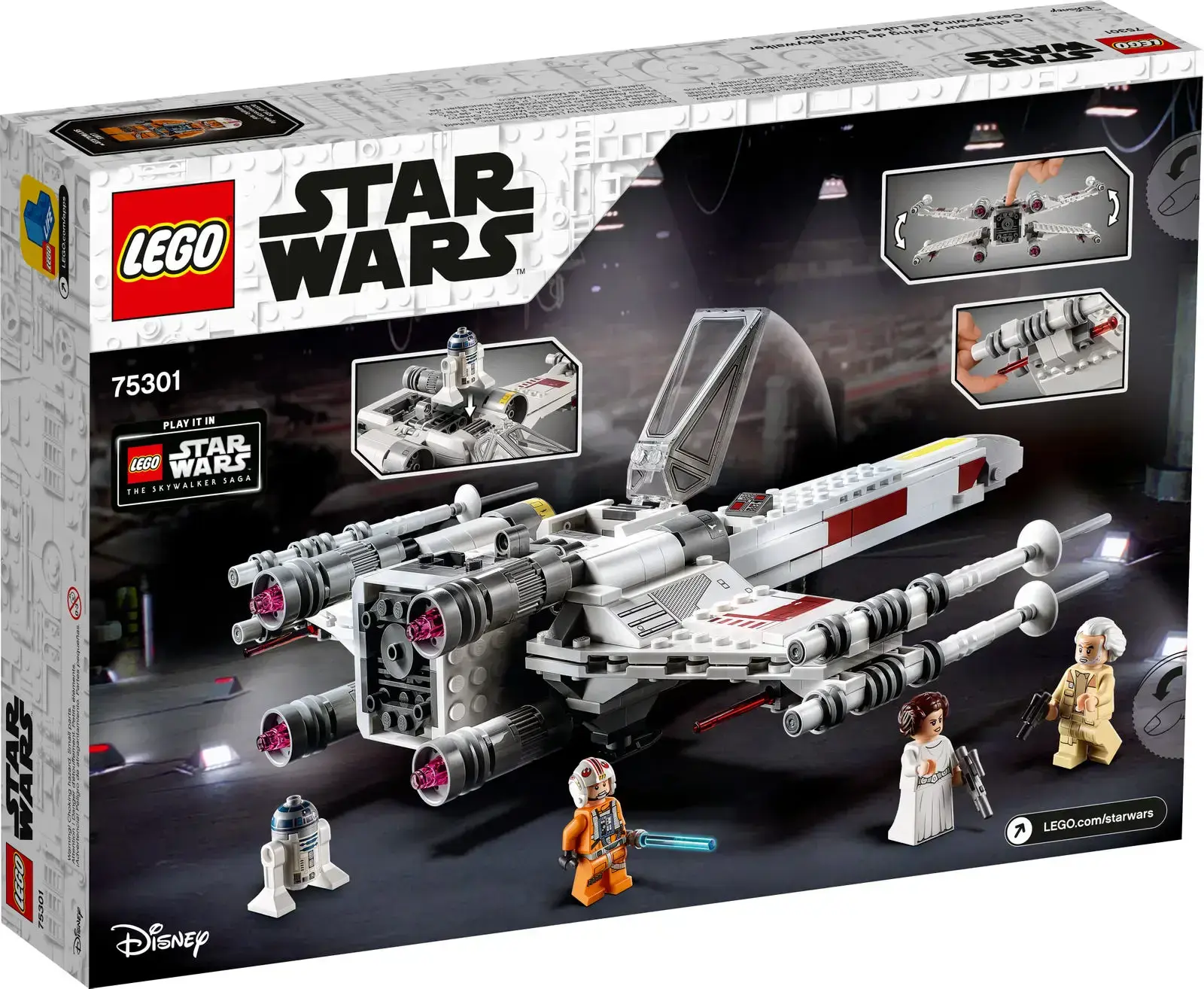 Блоковий конструктор LEGO Star Wars Винищувач X-wing Люка Скайвокера (75301)